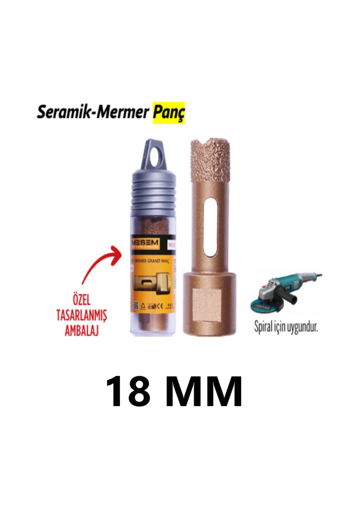 Meşem SERAMİK - MERMER PANÇ 18 MM