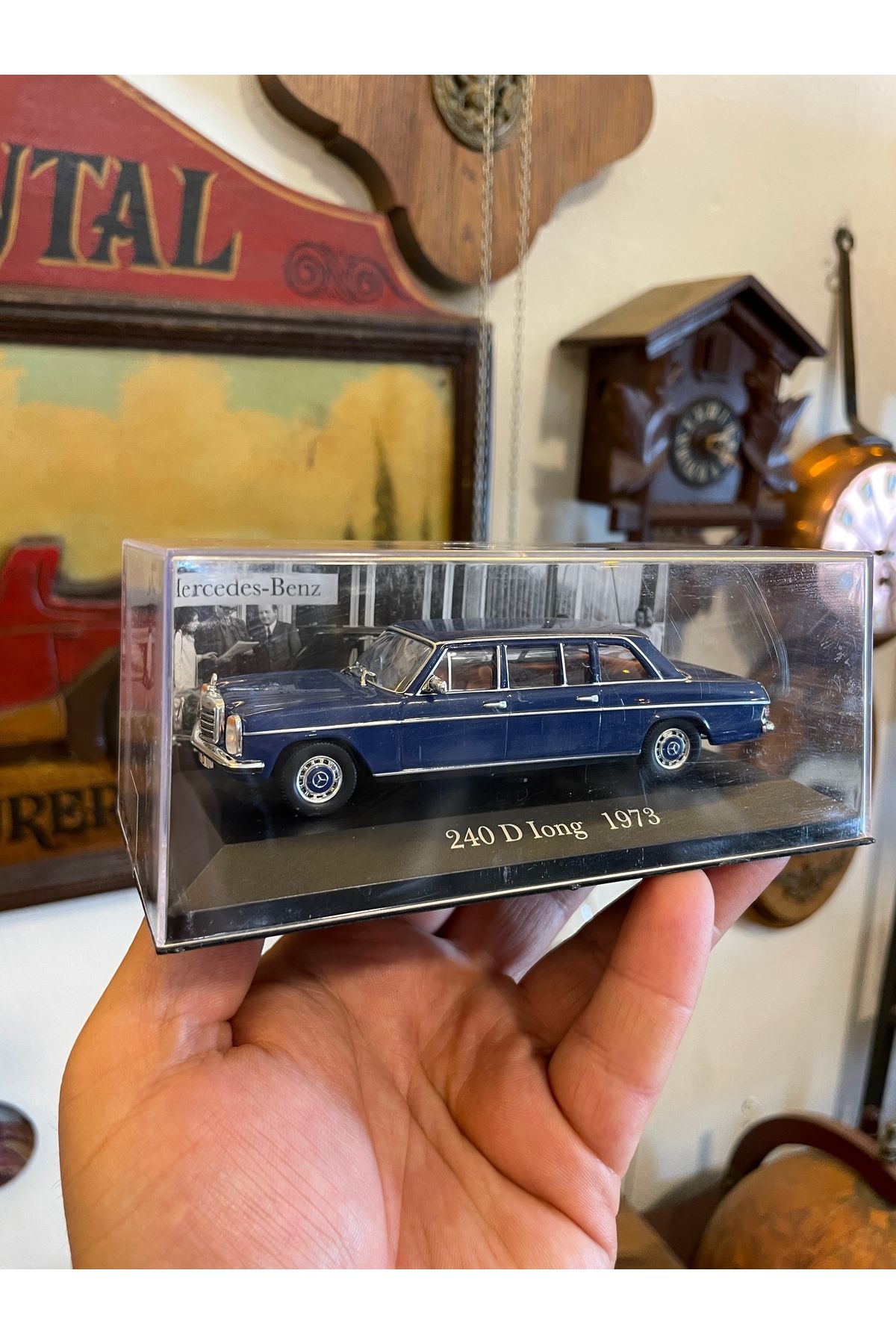 ANTİKA AYAL Mercedes üretimi koleksiyonluk araba 1:43 ölçek