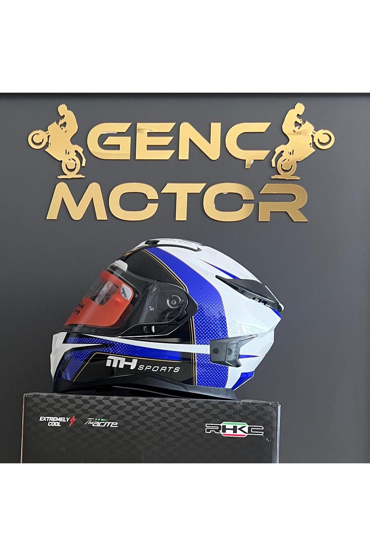 CN RS2 CHALLANGER ÜST SEGMENT PROFESYONEL FULLFACE KAPALI MOTOSİKLET KASKI GÜNEŞ GÖZLÜKLÜ MH HELMETS