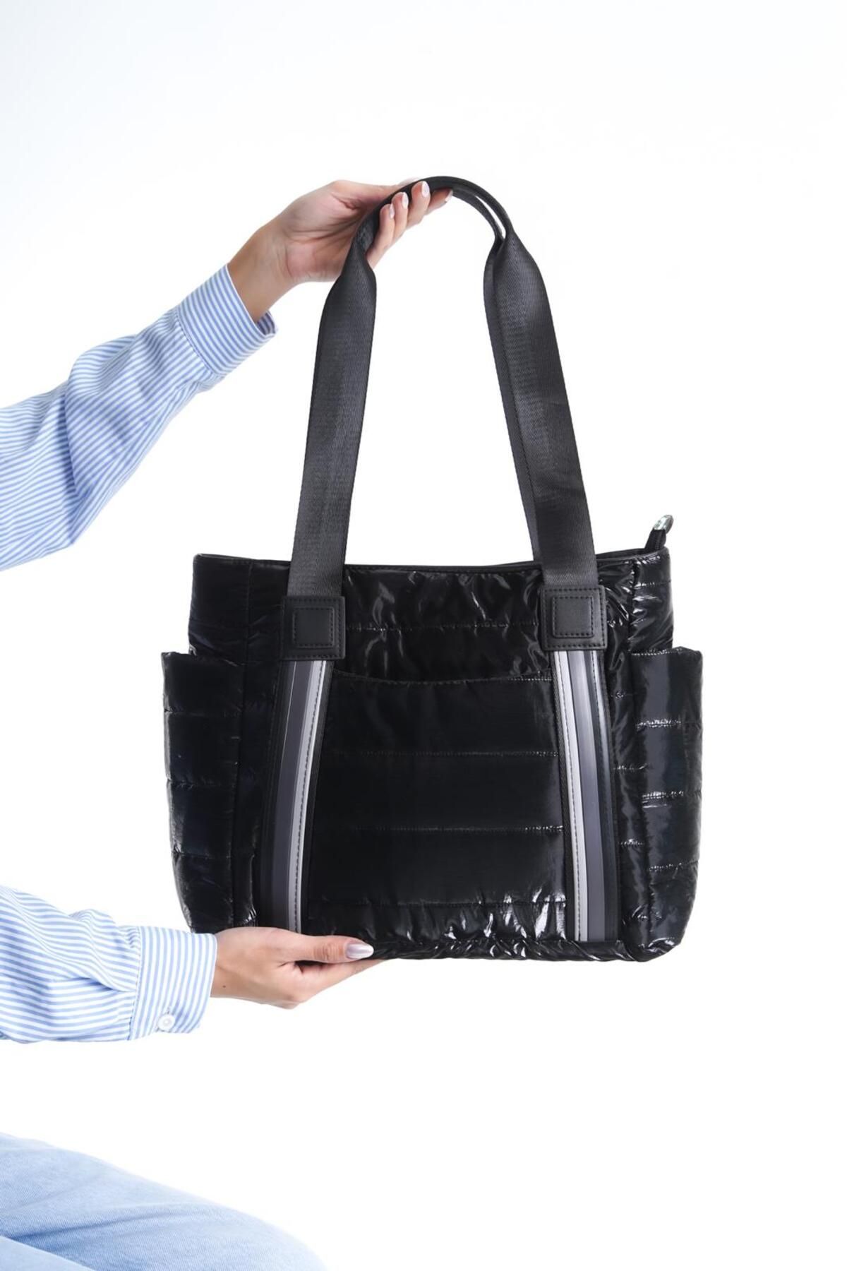 Moda Lime Büyük Boy Askılı Vintage Chanel Denim Shopper Yazlık Genç Kız Kadın Tatil Günlük Omuz Çantası