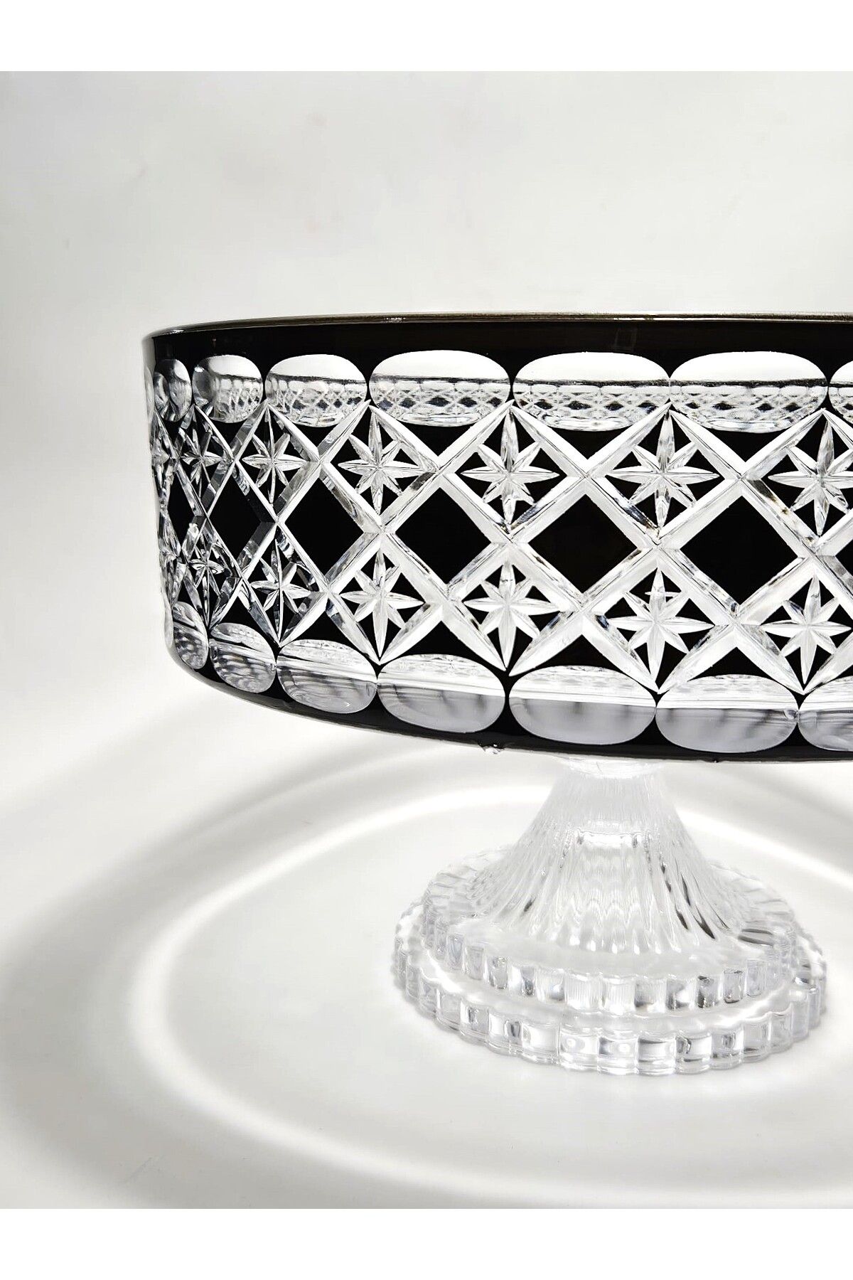 Akden Kristal KRİSTAL KESME DEKOR ESTRELLA 25 CM CAM KASE