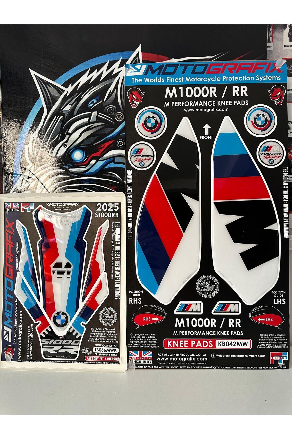 motografix M Performance Knee-Tank Pads (BMW M 1000 R/RR)