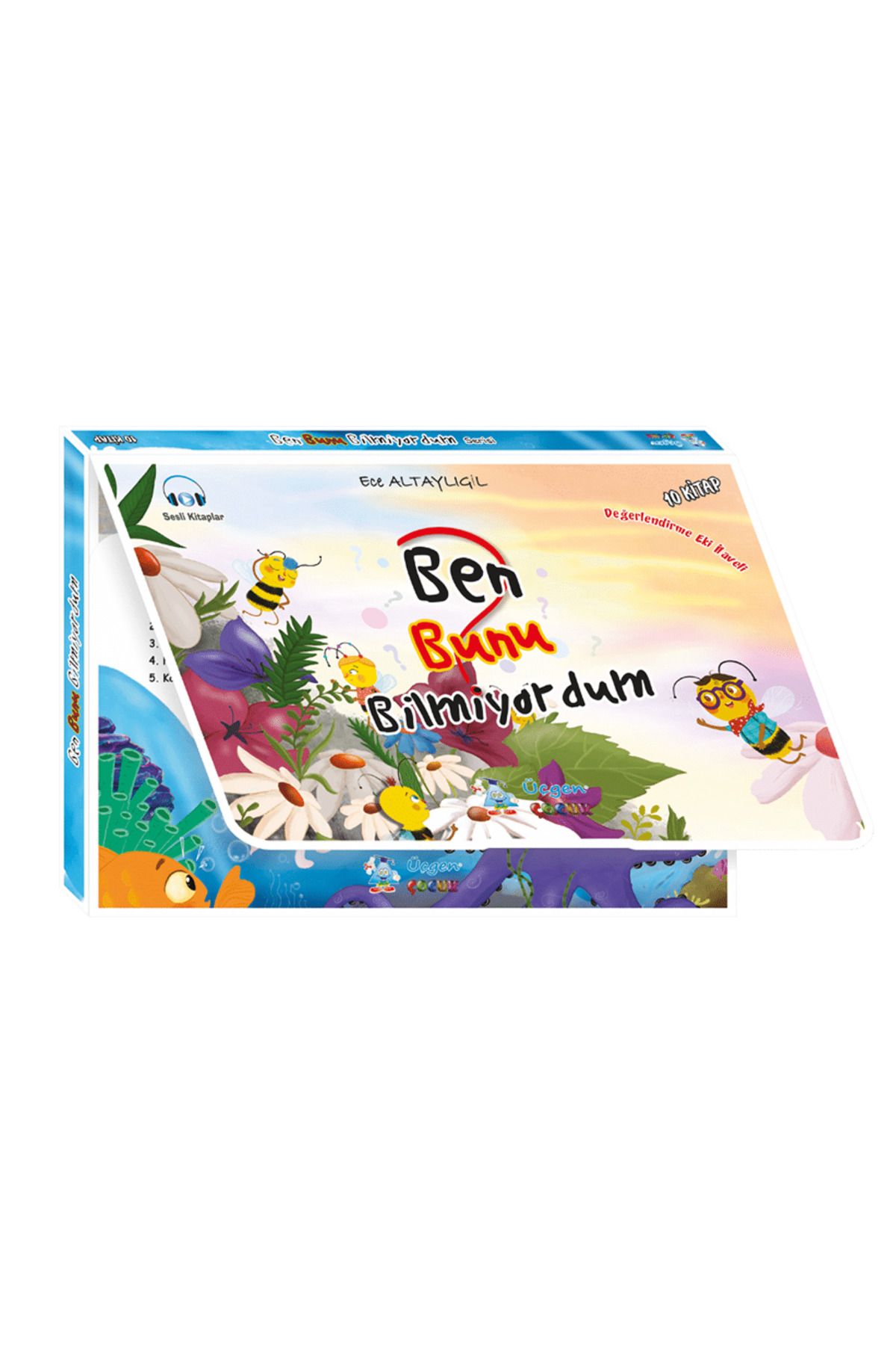 3K YAYIN Üçgen Yayıncılık Üçgen Çocuk BEN BUNU BİLMİYORDUM Hikaye Serisi 10 Kitap Sesli Kitap 1.SINIF