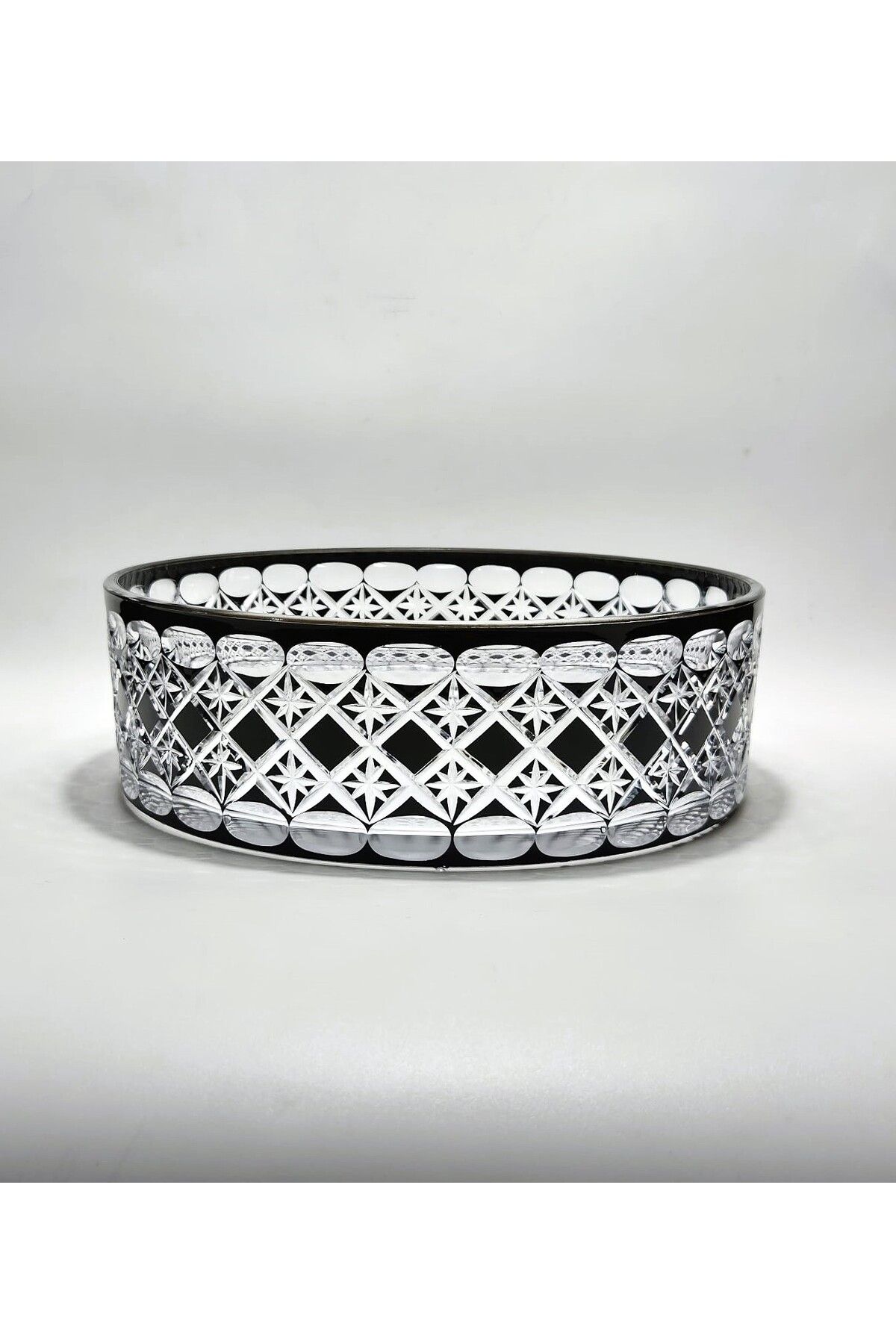 Akden Kristal KRİSTAL KESME DEKOR ESTRELLA 25 CM CAM KASE