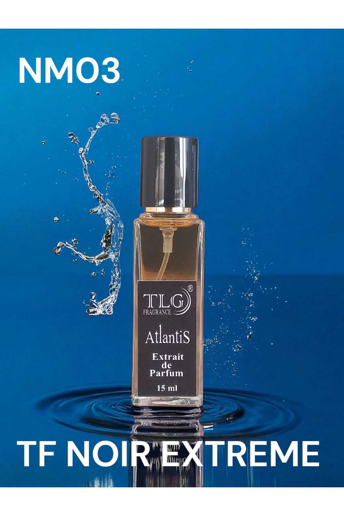 TLG TLGNM03e015 TF Noir Extreme Niche Extrait Erkek Parfümü, 15 ml (Cep Boyu)