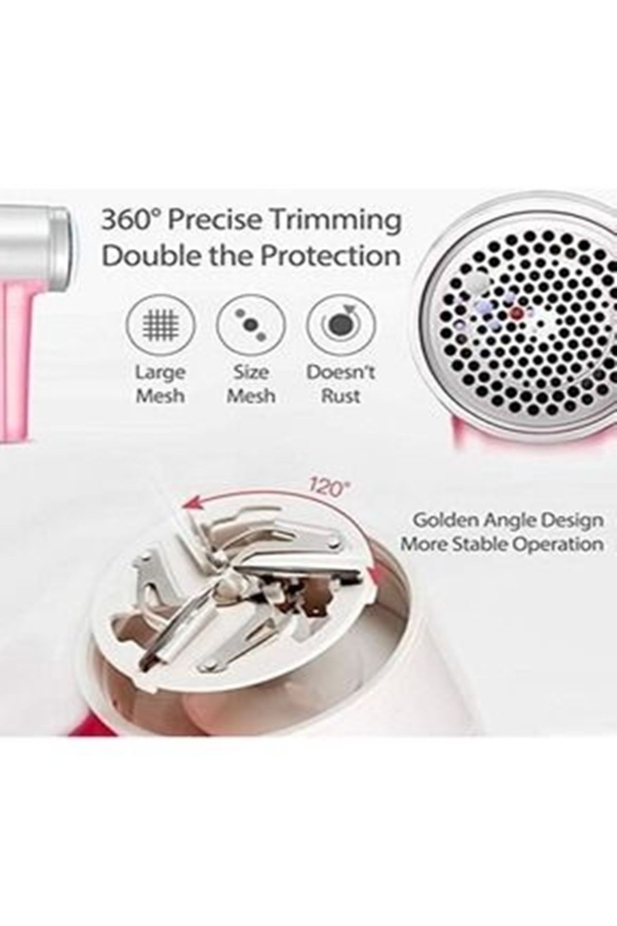 gaman-3 in 1 Lint Remover Set / 3 Different Cleaning Heads - Lint Removal Device 5