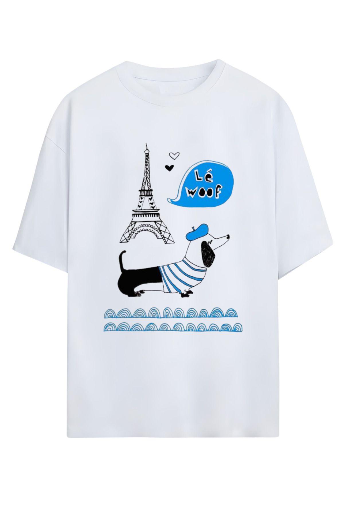 MAGORS GraffTee Unisex %100 Organik Pamuk Bisiklet Yaka Özel Tasarım Illustrasyon Art Baskılı T-shirt
