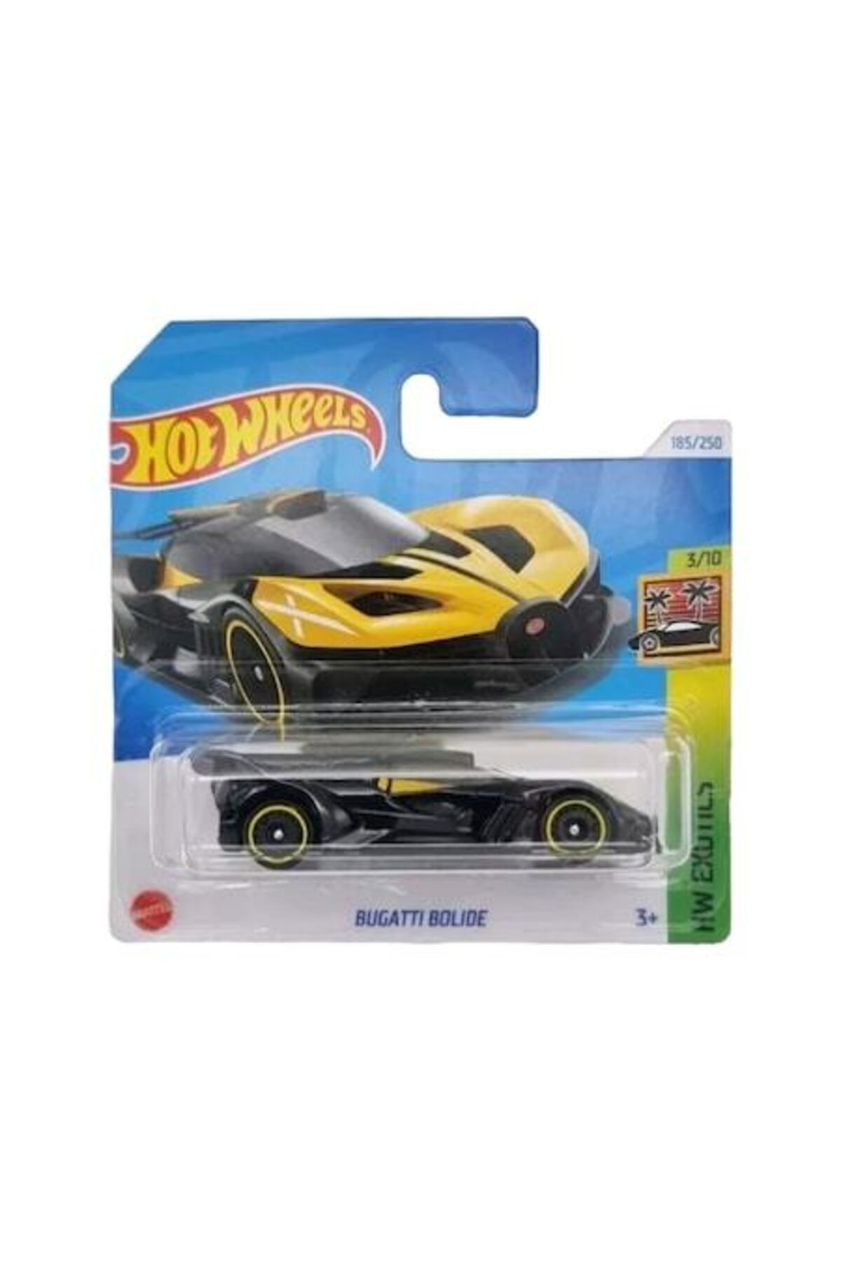 Masinuta Metalica Hot Wheels Bugatti Bolide,HW Exotics 2024 , Negru, 1:64