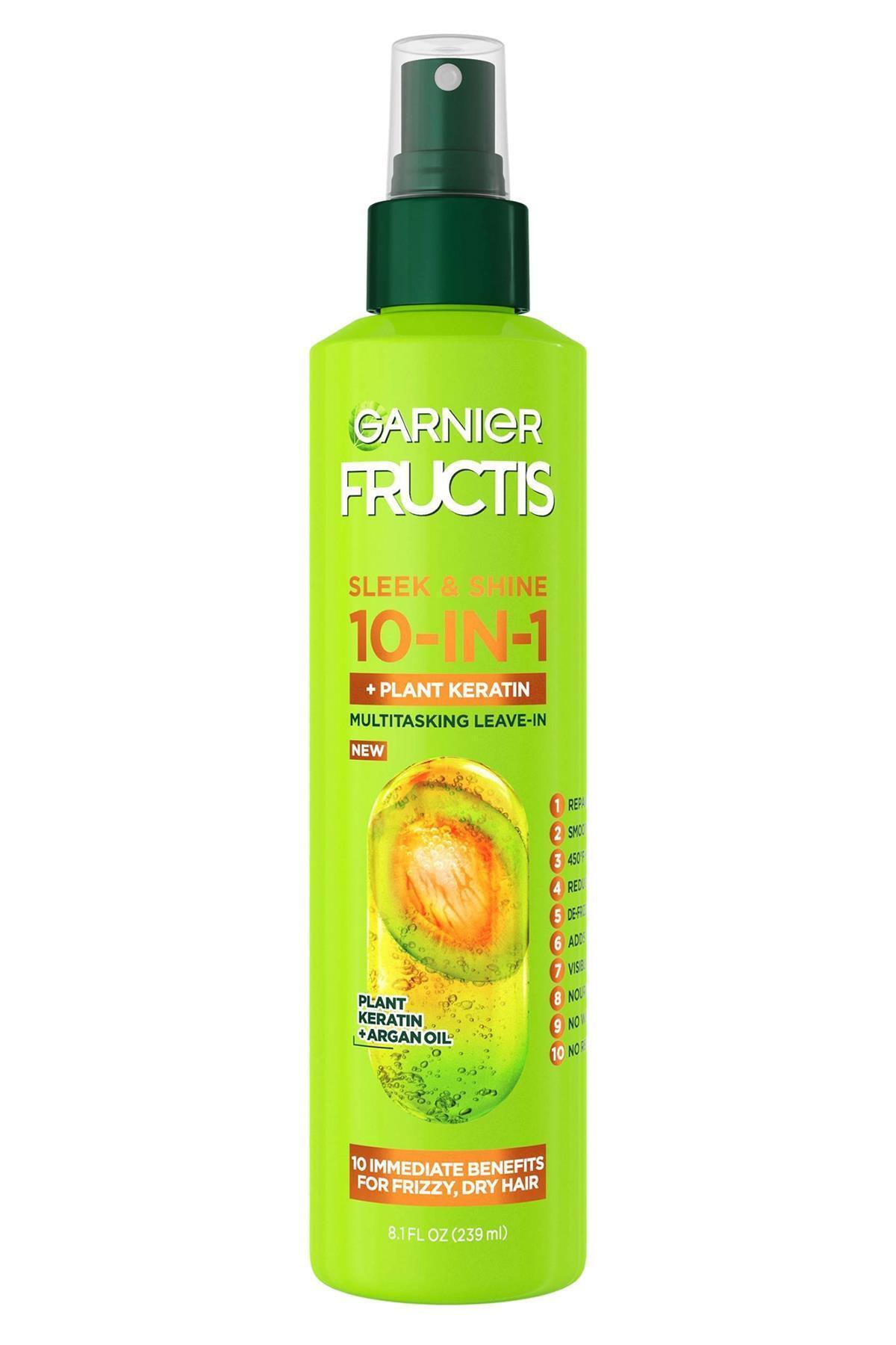 Garnier Fructis Sleek & Shine 10 Etki 1 Arada Durulanmayan Saç Spreyi 239ML — 603084078547