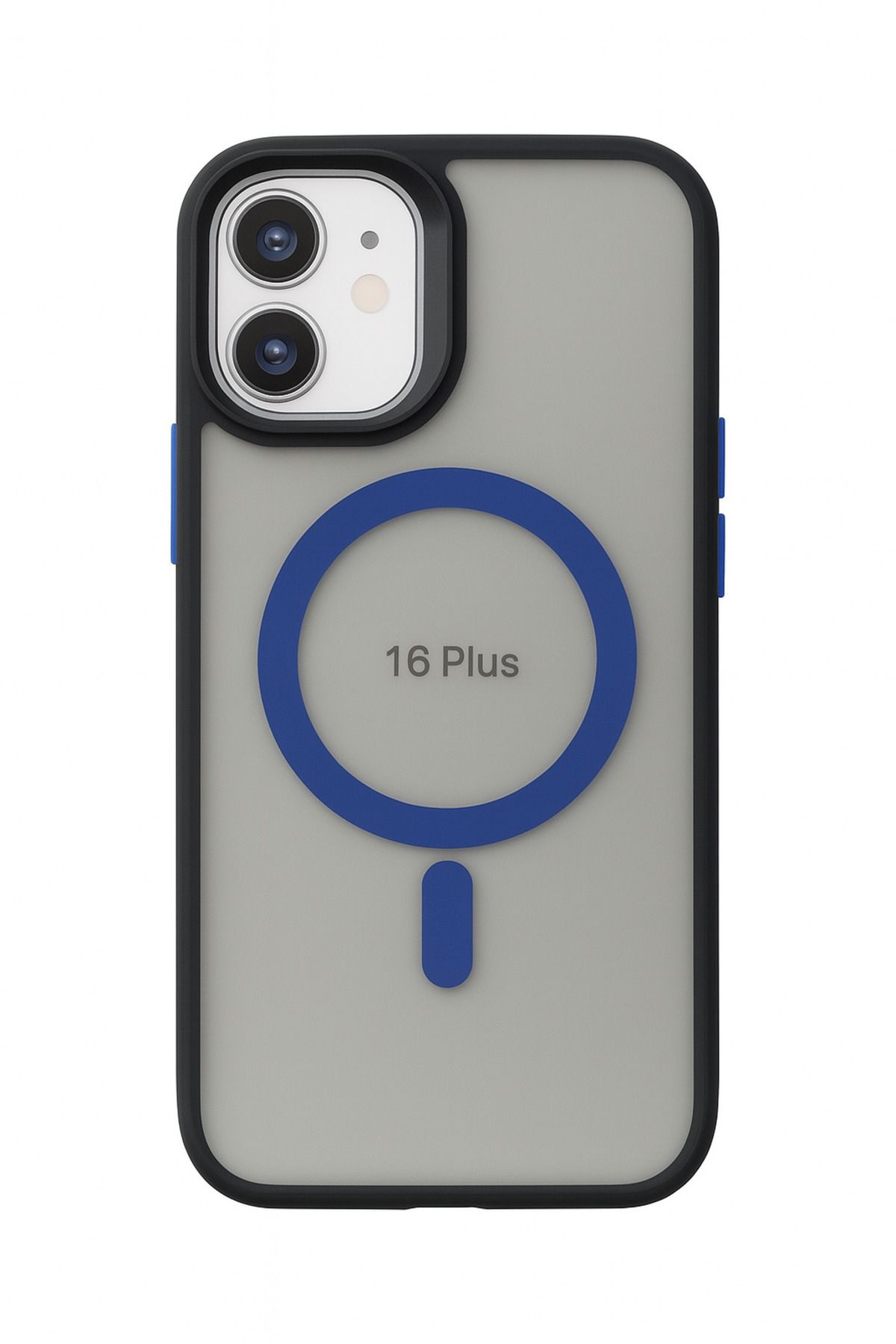 ADR Apple Iphone 16 Plus Kılıf Mat Magsafe Şarj Özellikli Darbe Önleyici Hassas Buton Yumuşak Kenar