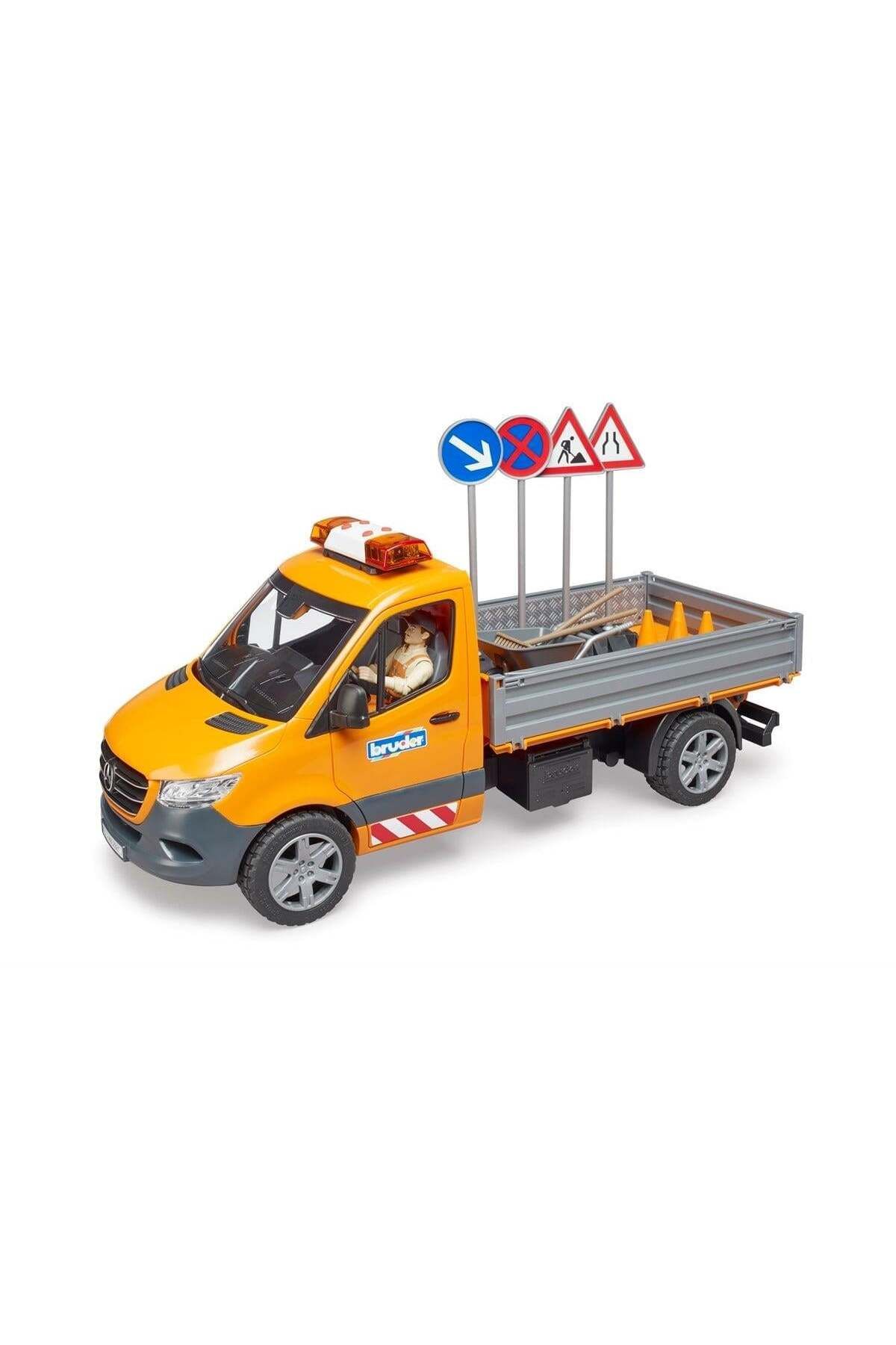 Bruder Bruder Mercedes Benz Yol Bakım Aracı ve Elemeanı 02677