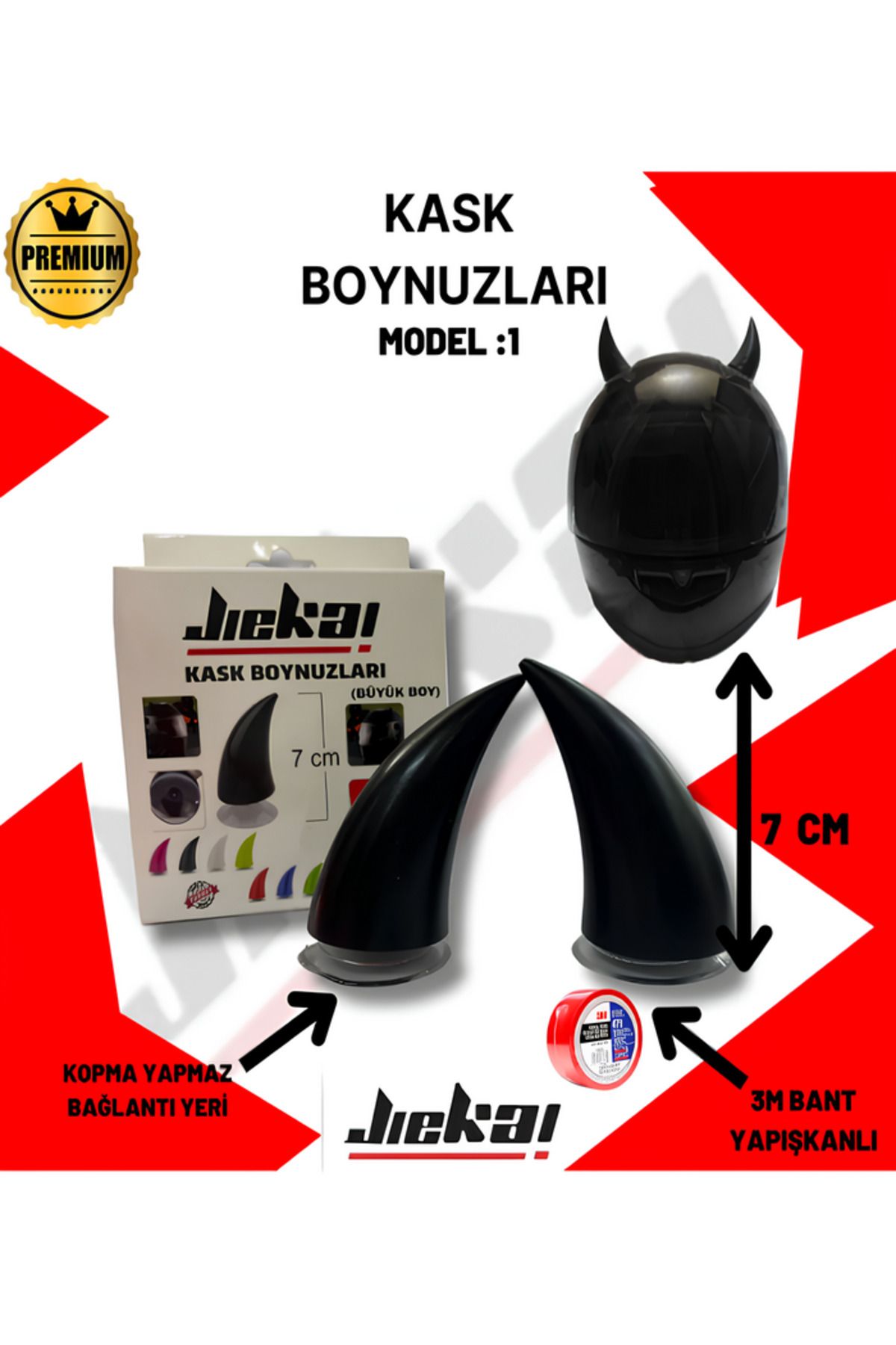 JİEKAİ JİEKAİ KASK BOYNUZU