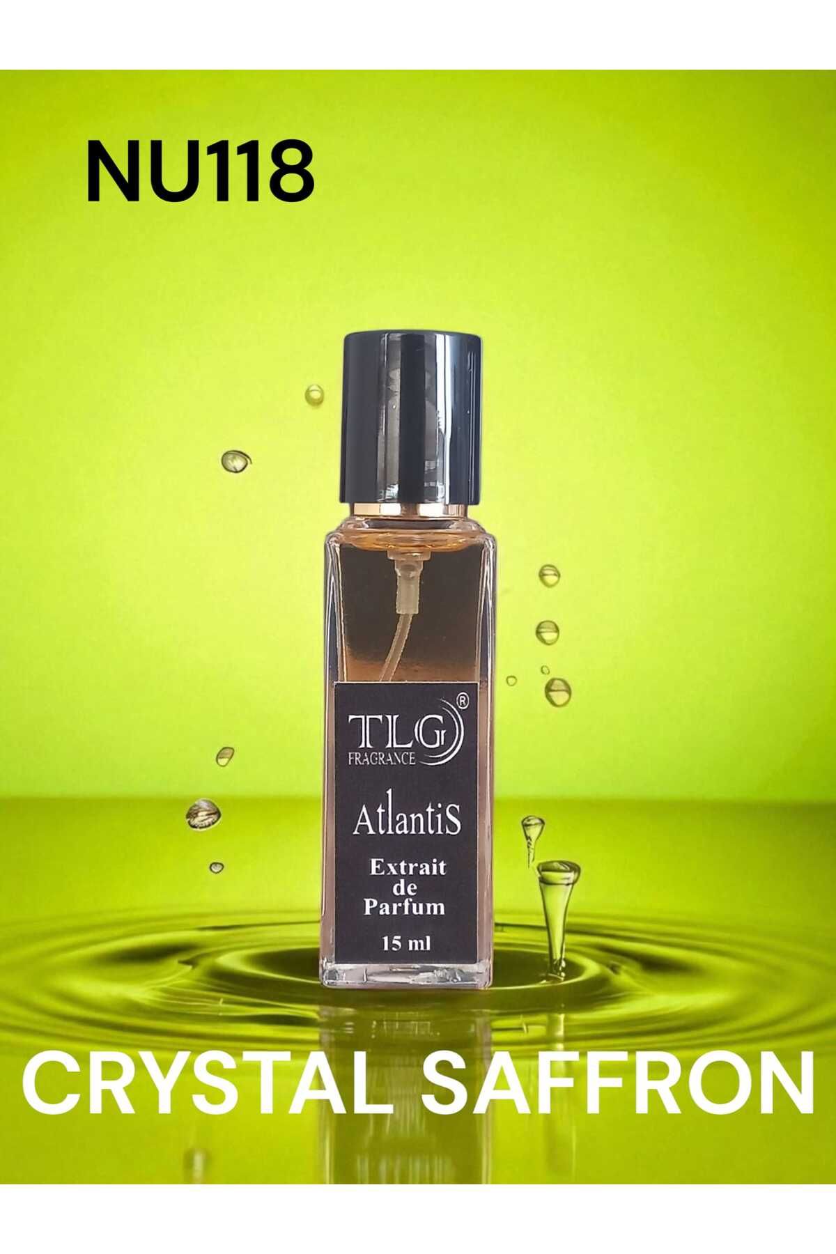 TLG TLGNU118e015 Crystal Saffron Niche Extrait Unisex Parfüm, 15 ml (Cep Boyu)