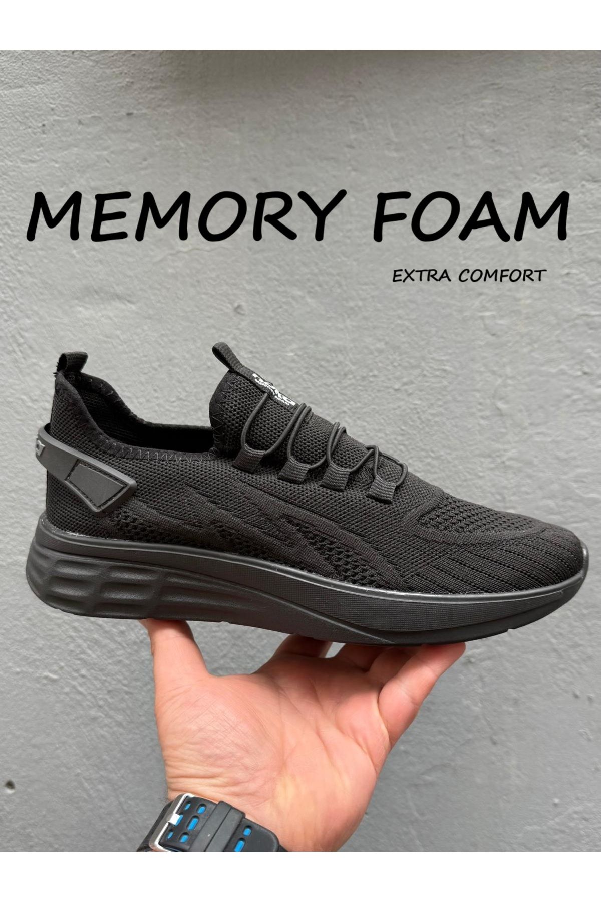 noka MEMORY FOAM ERKEK RAHAT SPOR AYAKKABI, BAĞSIZ KOLAY GİYİM