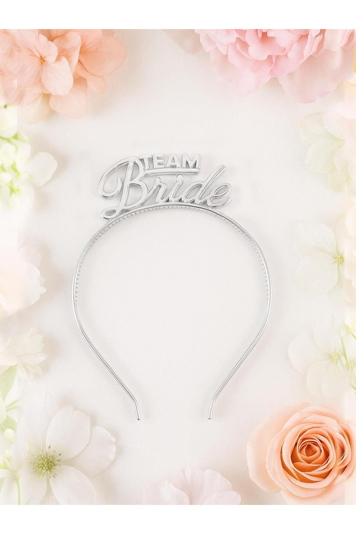 Parti Adresi Team Bride Taç Bekarlığa Veda Parti Tacı Gümüş