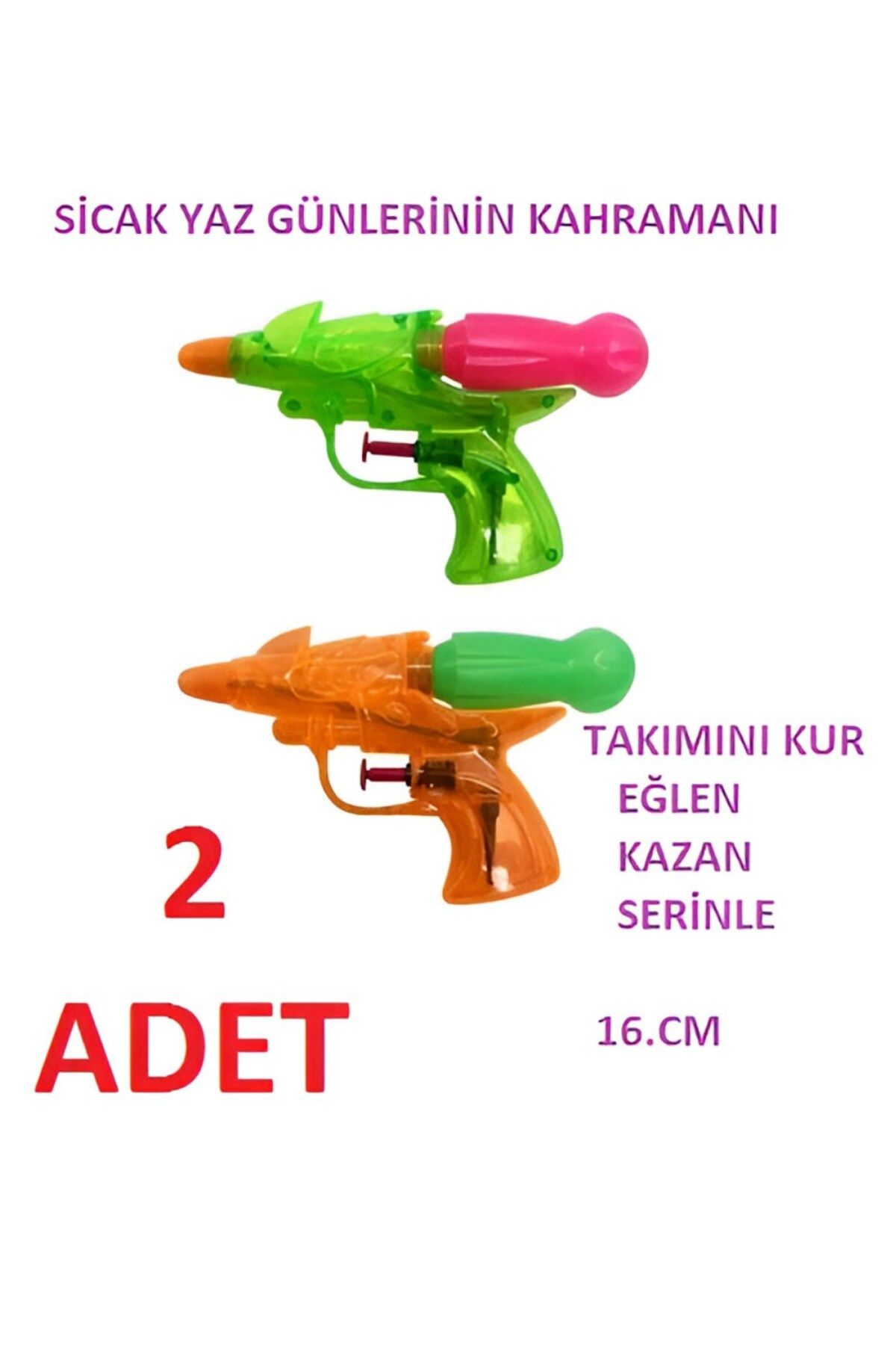Neler Geldi Neler Şehrin Savaşcıları 2 Li Su Tabancası