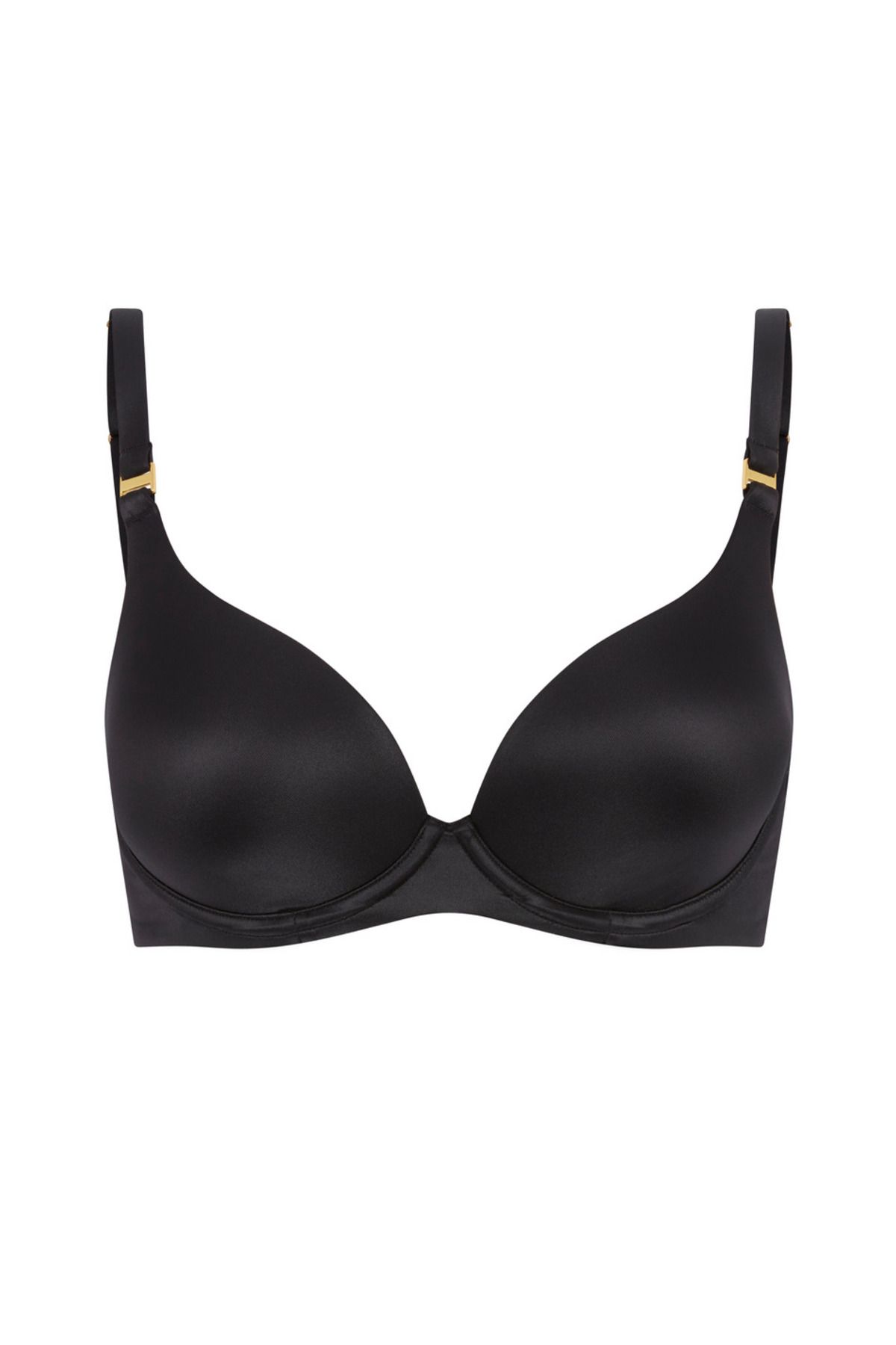 Agent Provocateur Paige Siyah Kalıplı Sütyen , Yüksek Destek, Konforlu, İtalyan Mikrofiber, Yan Göğüs Desteği