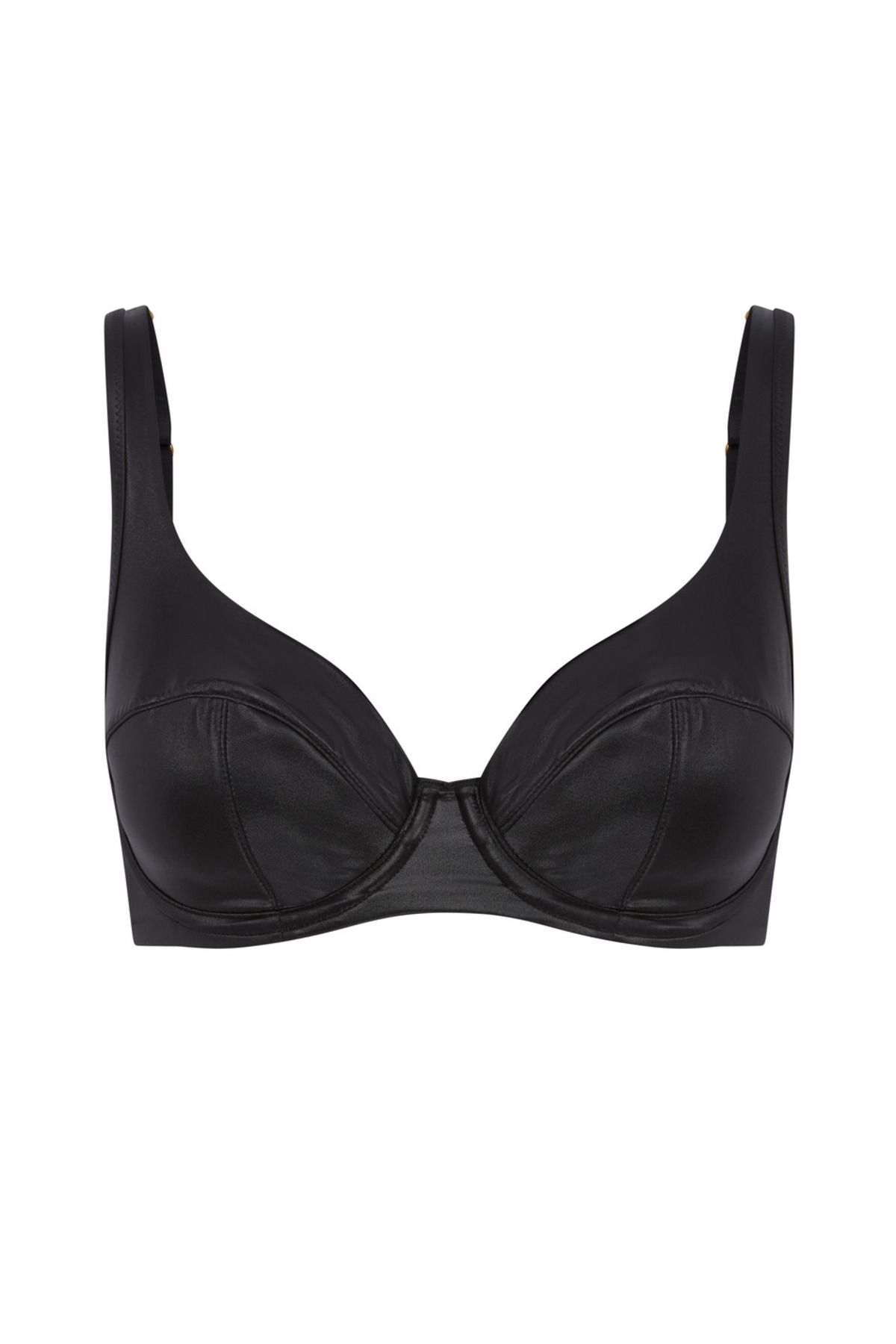 Agent Provocateur Paige Siyah Sütyen - İtalyan Mikrofiber, Üç Parçalı Kap, Konforlu ve Destekleyici Tasarım