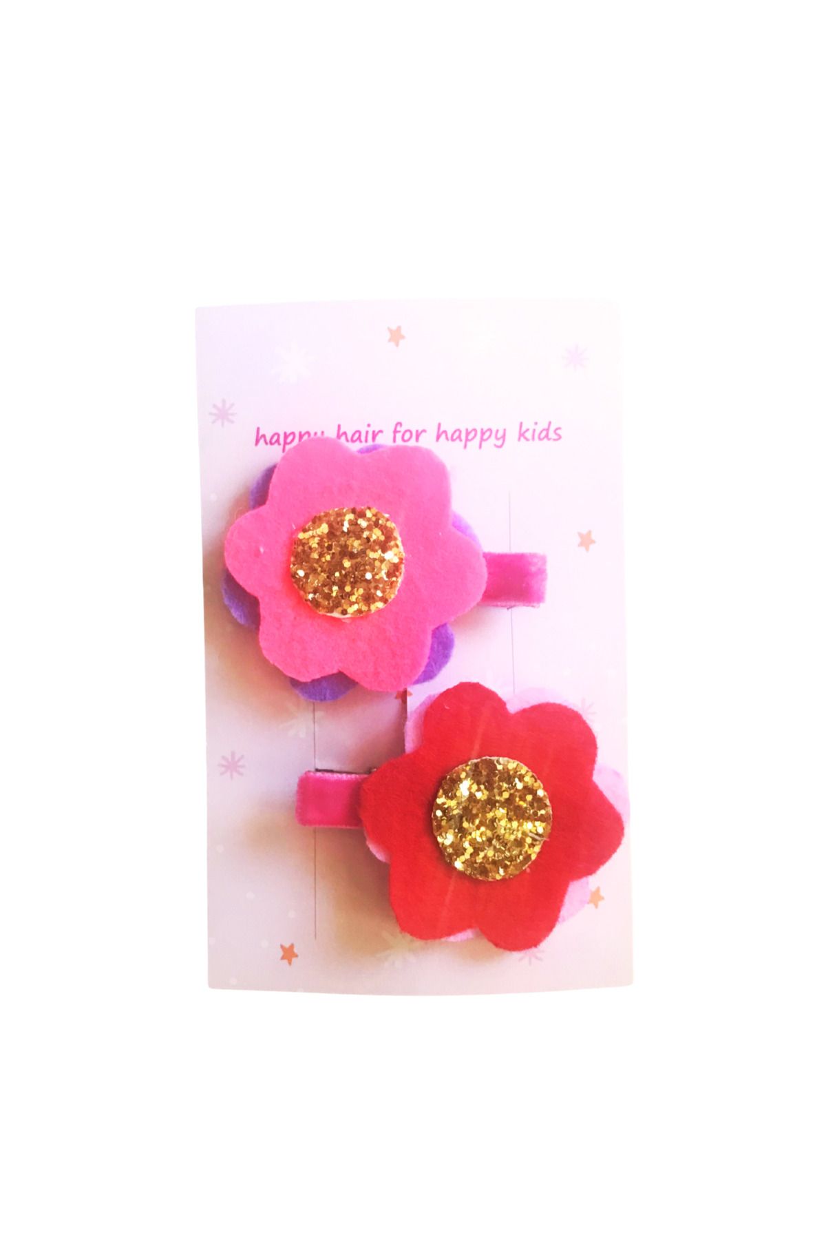 Happy Hair Petal Pop Özel El Yapımı Papatya Klips Seti