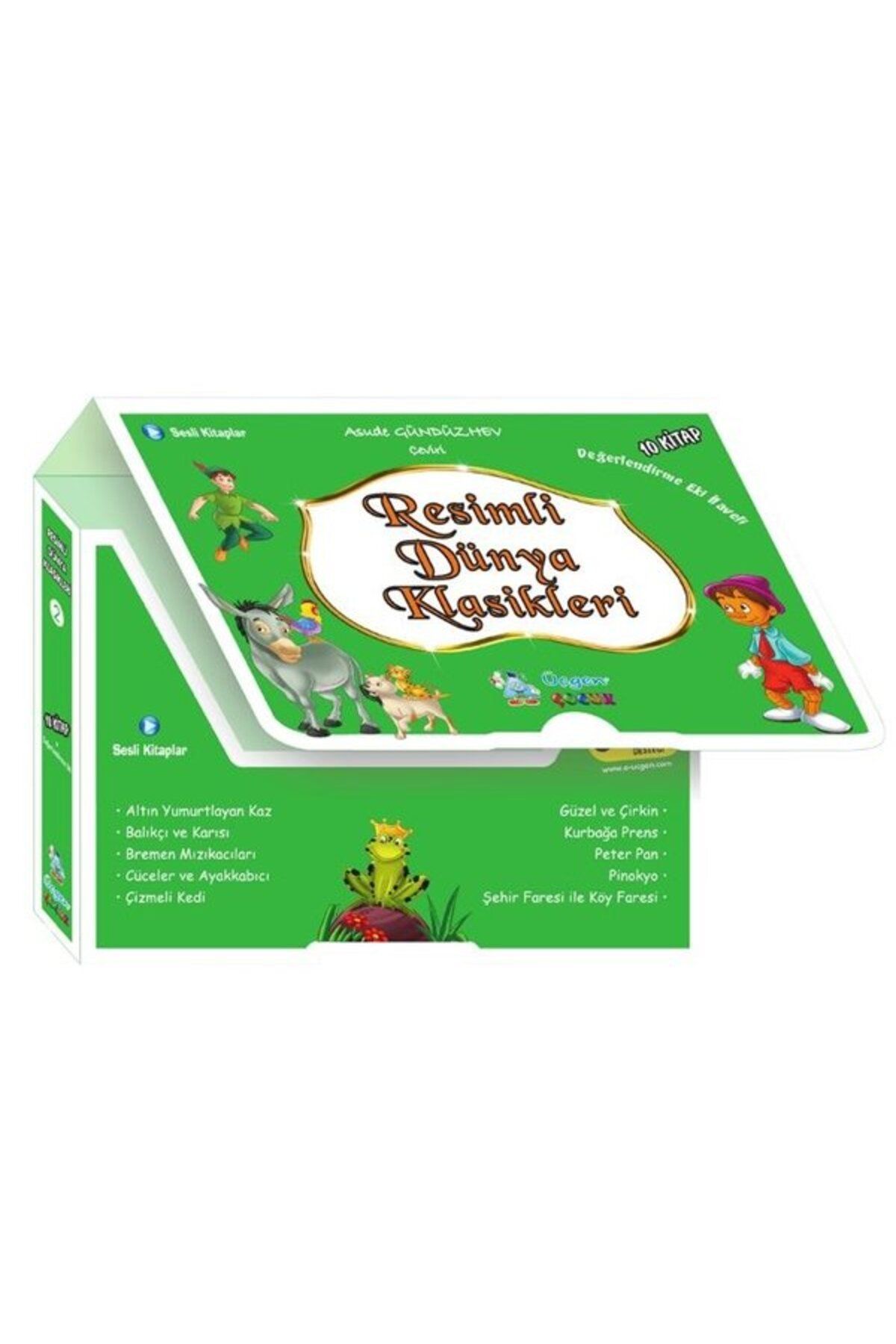 Üçgen Çocuk Resimli Dünya Klasikleri 2 Seti - 10 Kitap Takım