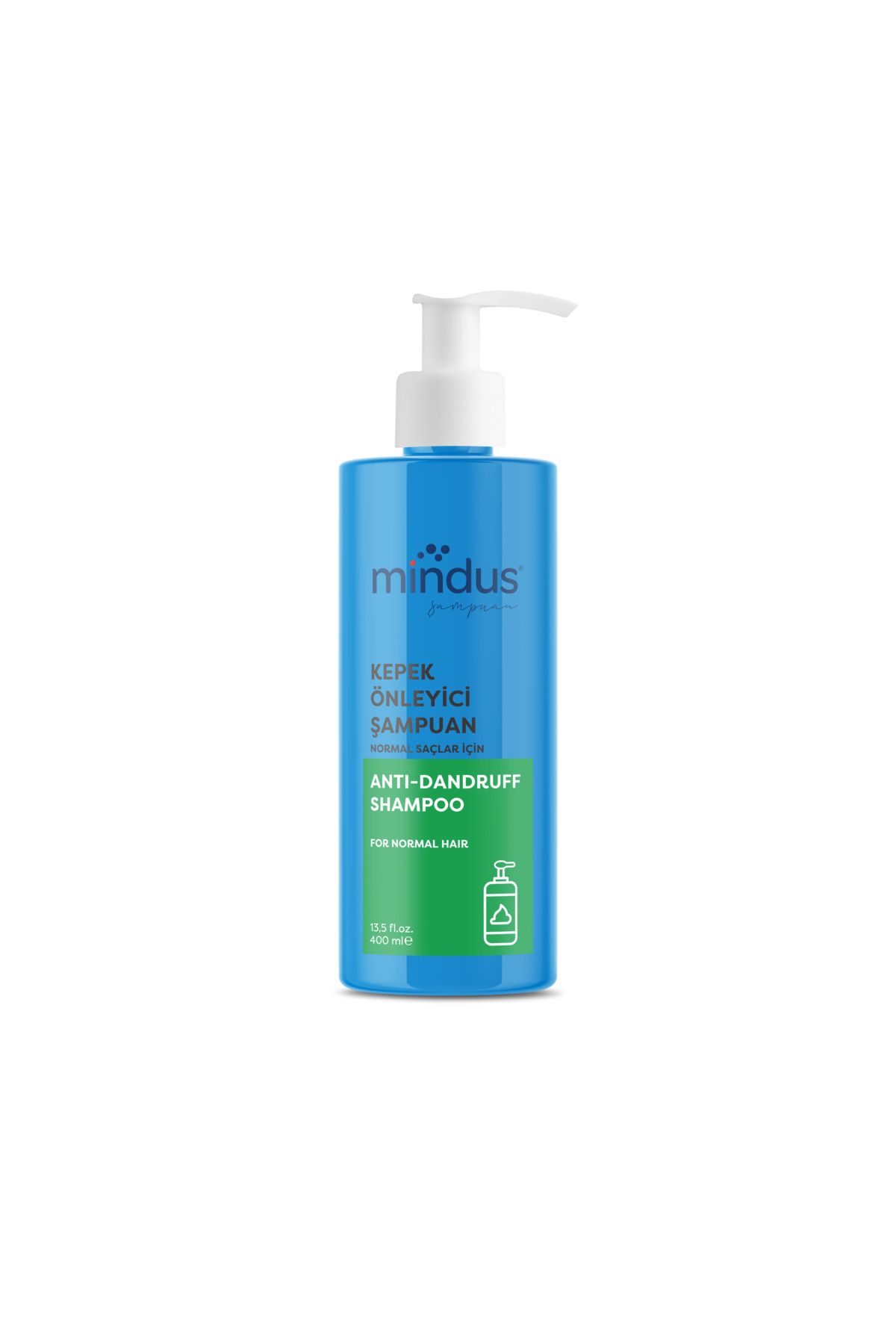 mindus Anti Dandruff Kepek Önleyici Şampuan 400ml – Normal Saçlar