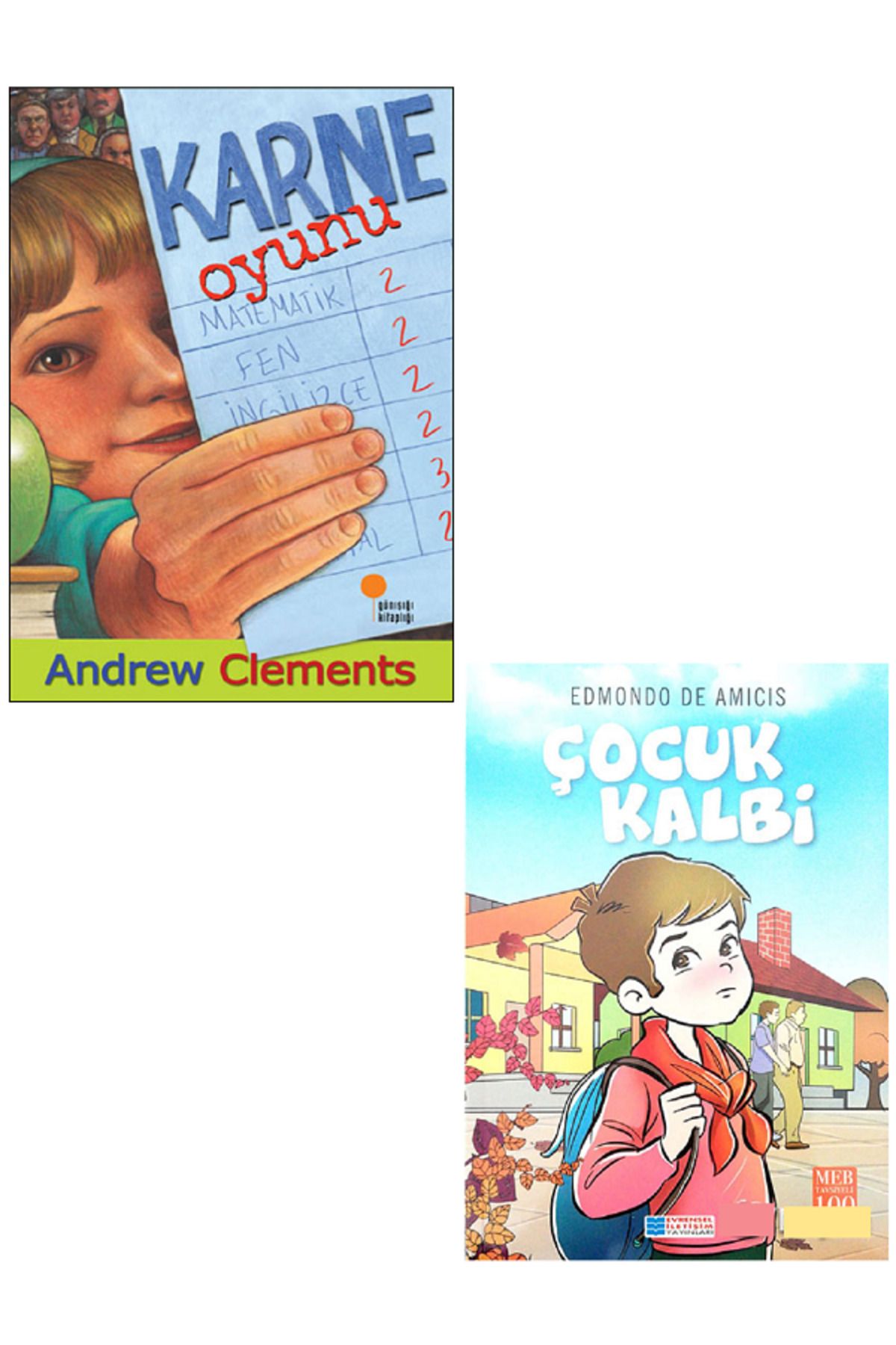 Günışığı Kitaplığı Karne Oyunu - Andrew Clements + Evrensel Çocuk Kalbi / 2 KİTAP SET