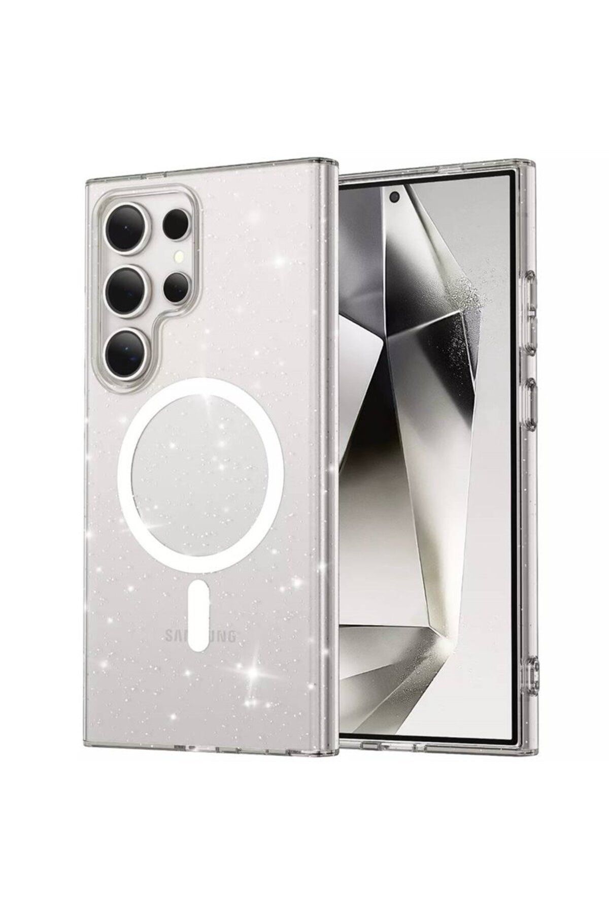 Teleplus Samsung Galaxy S23 Ultra Kılıf Simlİ Manyetik Şarj İVY Pc Kapak