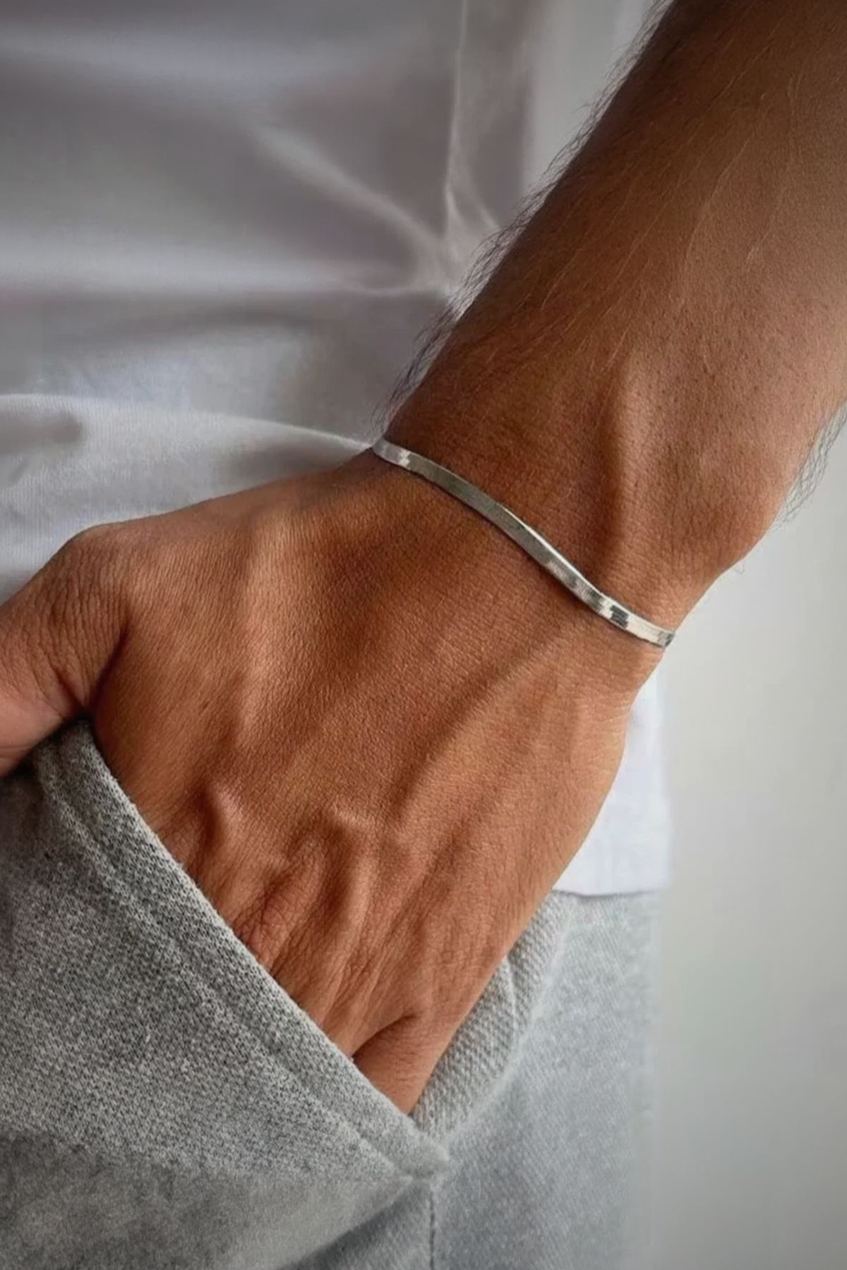 Aron Grose Flat Snake Chain 3mm