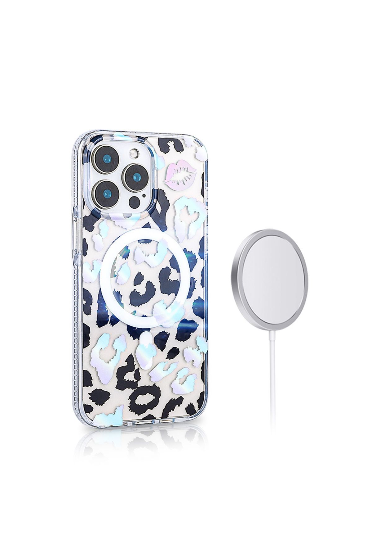 Megafox Teknoloji Apple iPhone 16 Pro Max Uyumlu Kılıf M-safe Şarj Özellikli Zore Jago Kapak