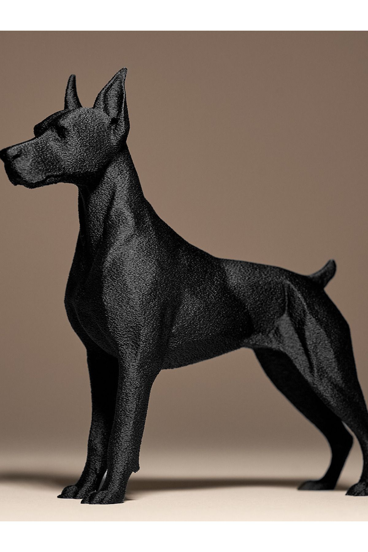 Sizseyy Doberman Biblo Heykel Dekor
