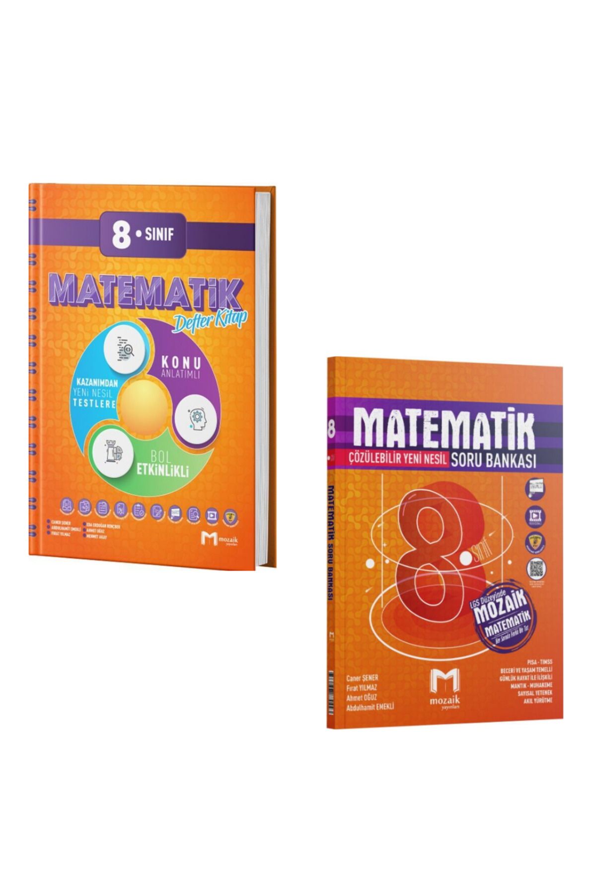 Mozaik Yayınları Mozaik Yayınları 8. Sınıf Matematik Defter Kitap ve Soru Bankası