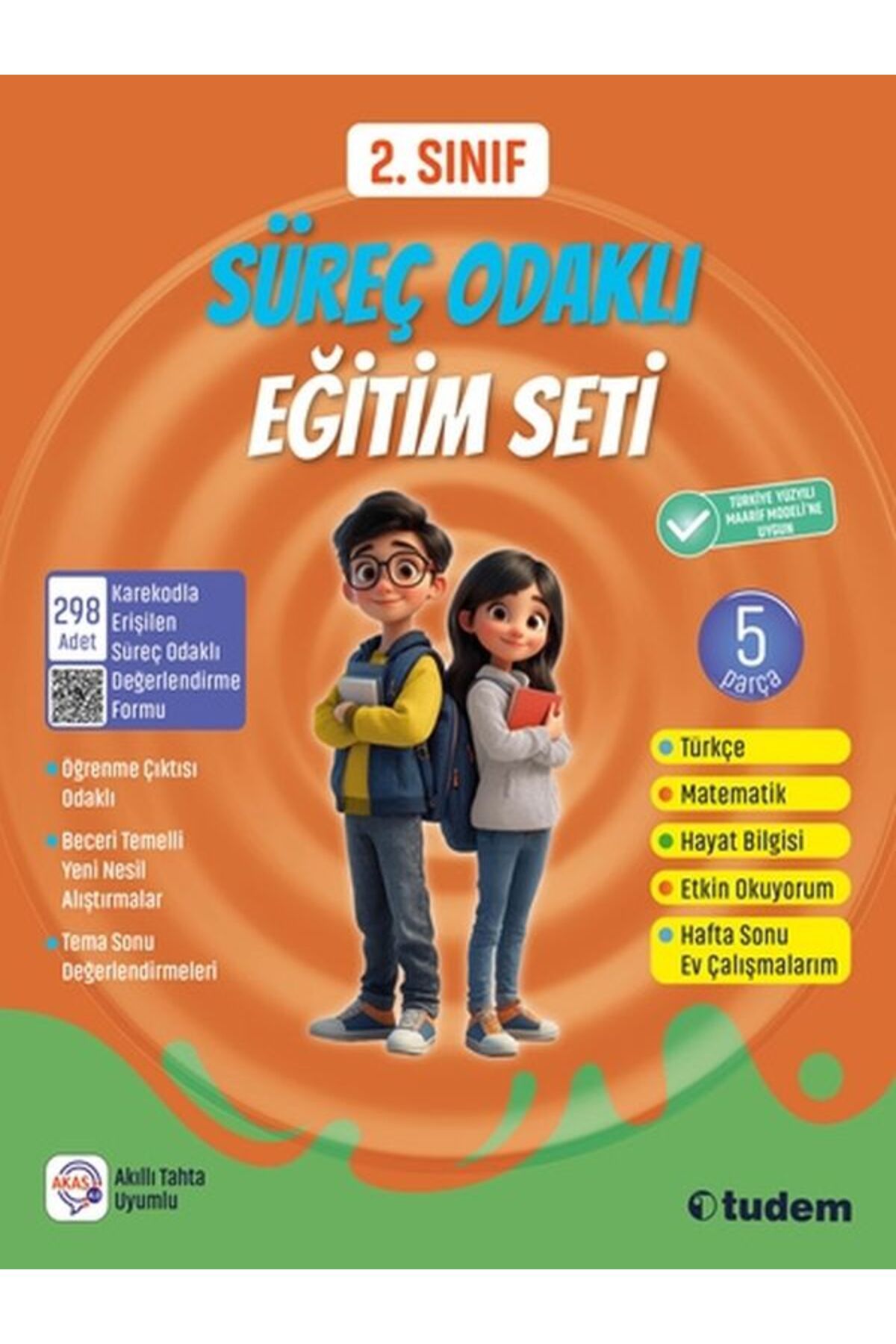 Tudem Yayınları 2. Sınıf Süreç Odaklı Eğitim Seti YENİ Maarif Modeli Müfredat
