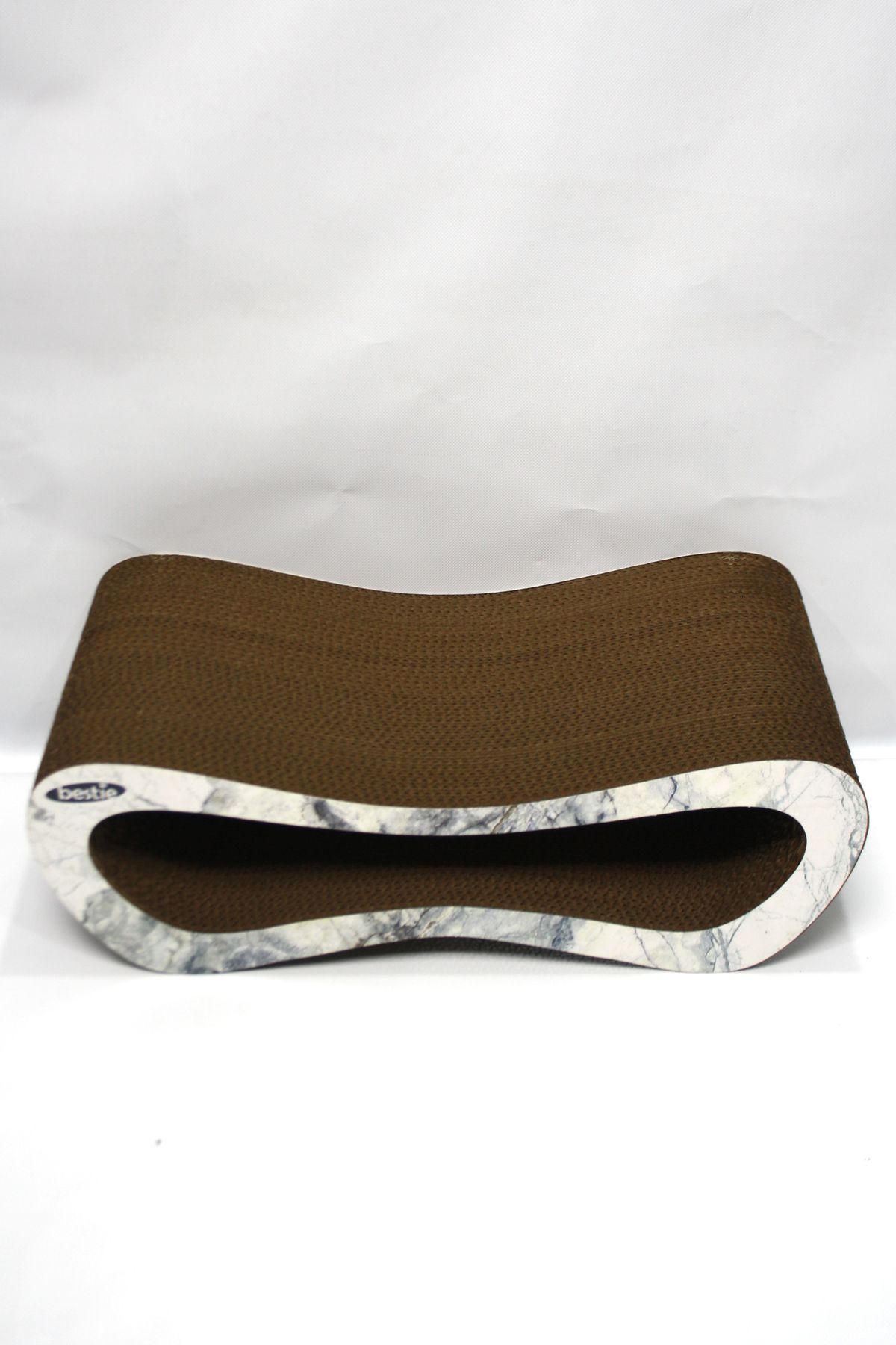 Bestie-Cat Scratching Sofa Cardboard Cat Scratching Horizontal Scratching- Medium (51X24X17 cm)- 3D Marble Pattern 4