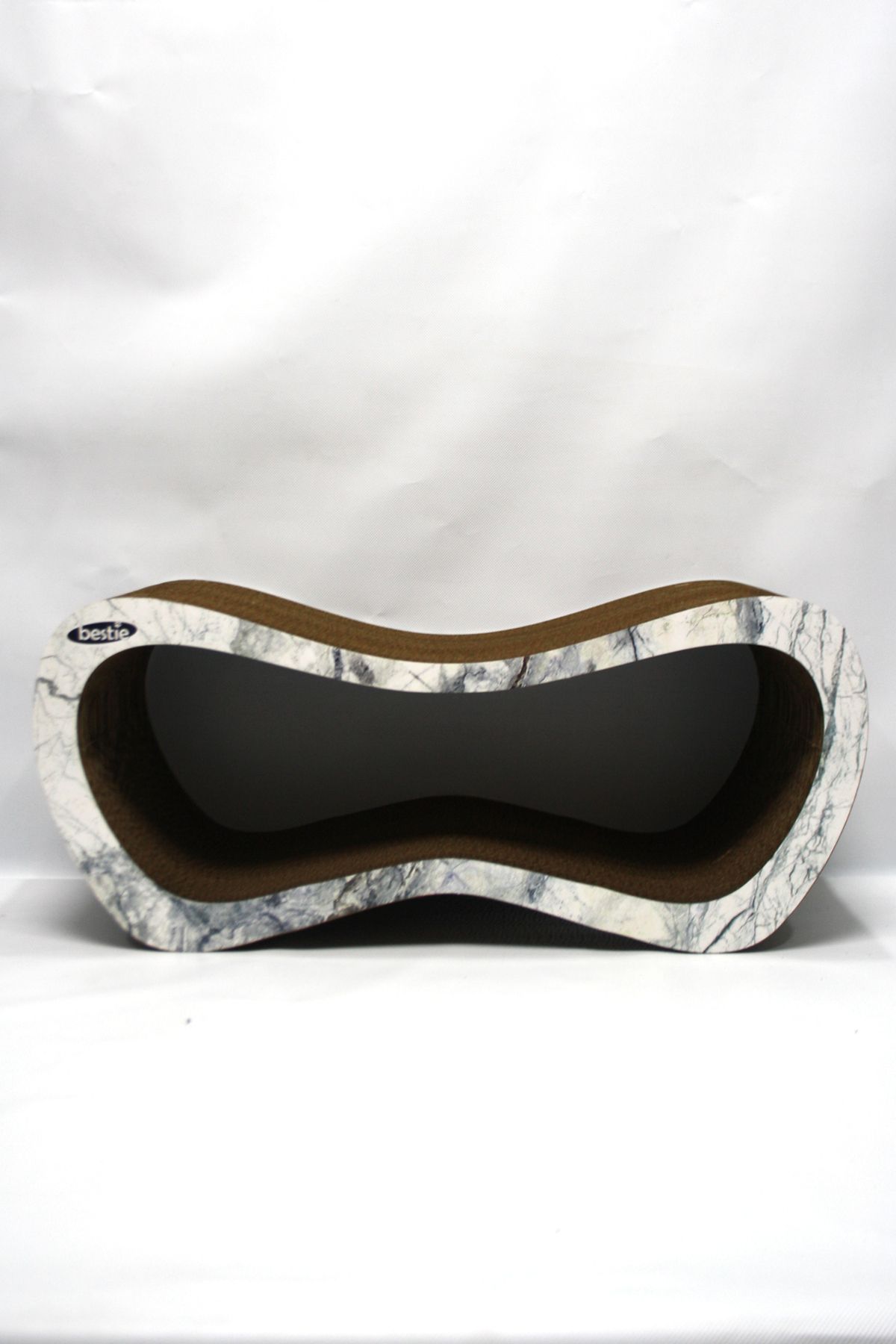 Bestie-Set of 2 - Cat Scratching Sofa Cardboard Cat Scratching Horizontal Scratching- 3D Marble Pattern 7