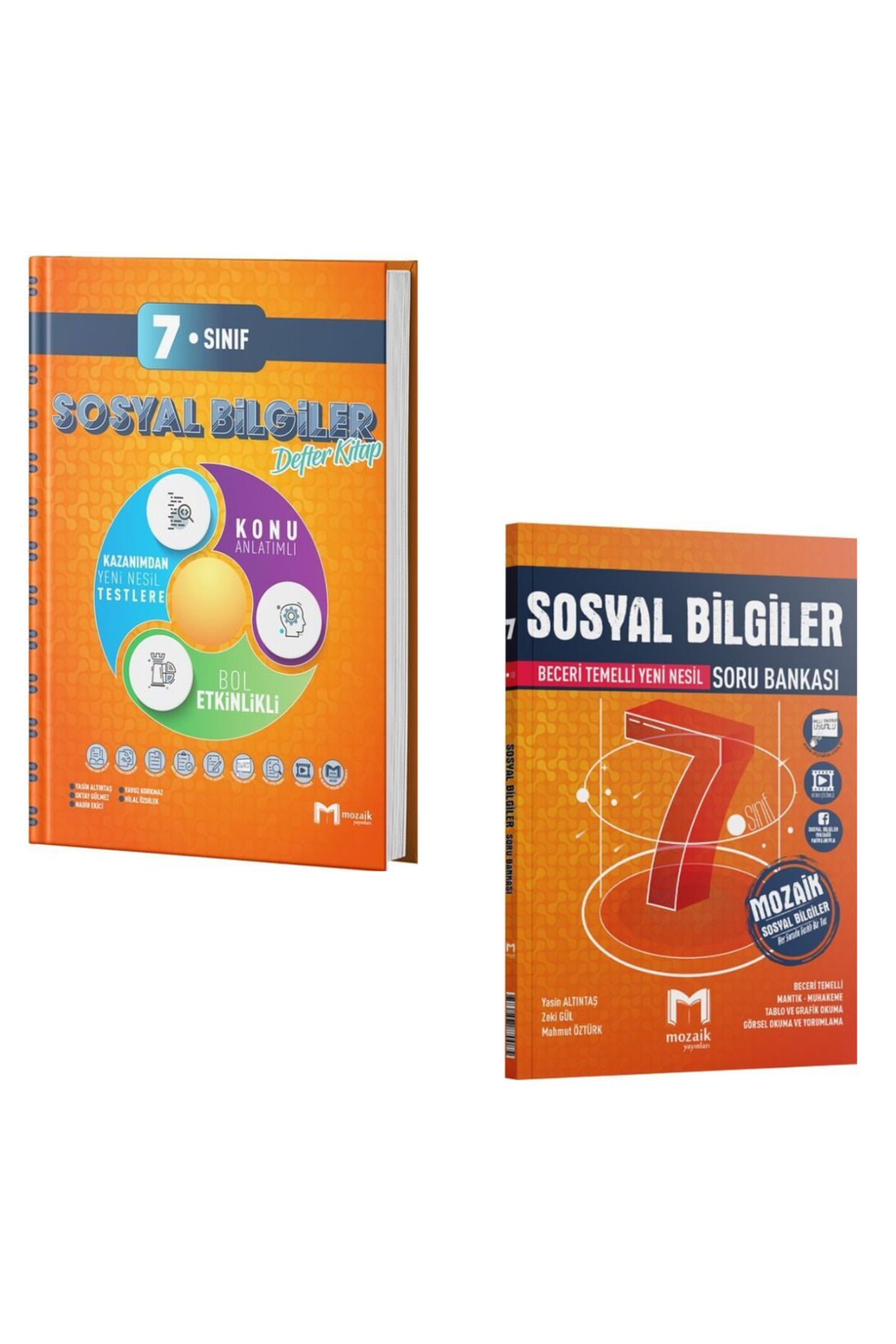 Mozaik Yayınları Mozaik Yayınları 7. Sınıf Sosyal Bilgiler Defter Kitap ve Soru Bankası