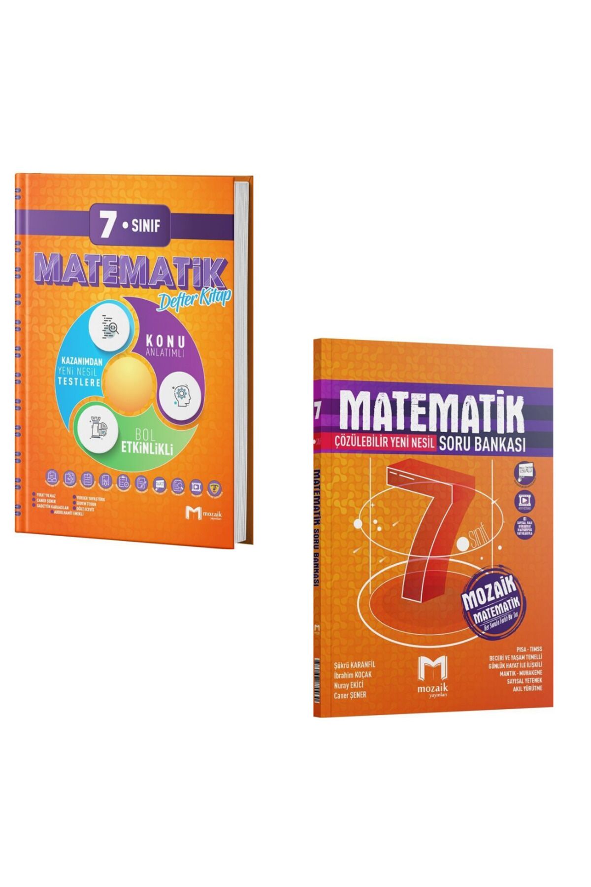Mozaik Yayınları Mozaik Yayınları 7. Sınıf Matematik Defter Kitap ve Soru Bankası