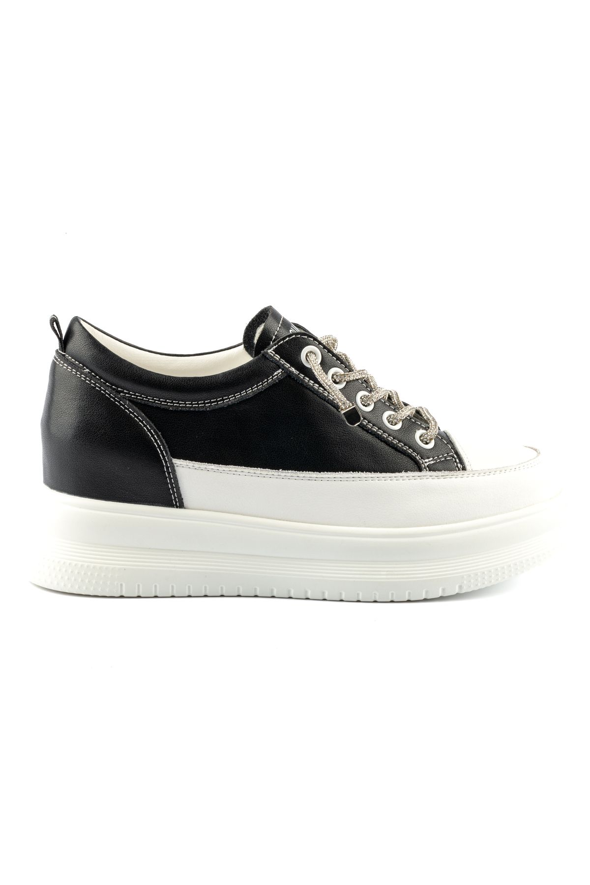 Guja Kadın Hakiki Deri Taş Bağcıklı Sneaker