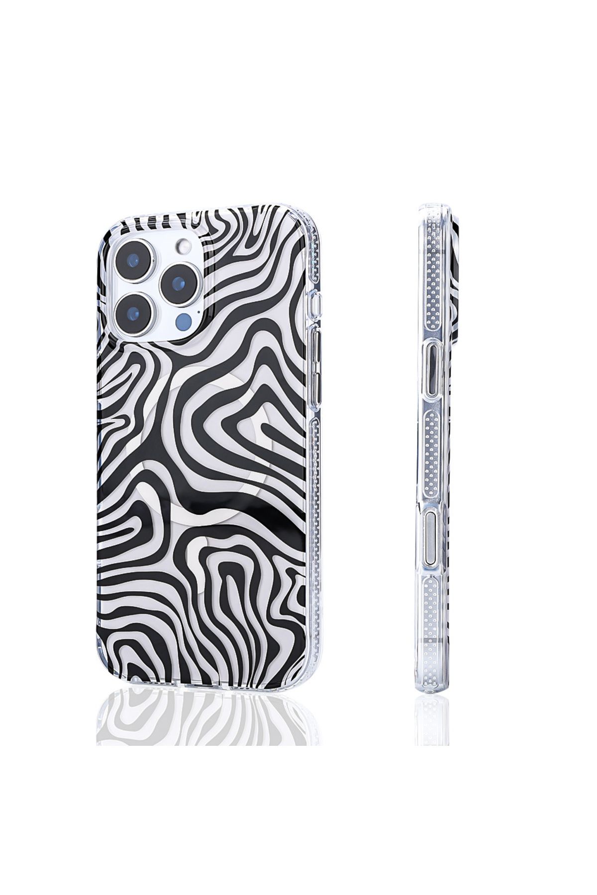 Megafox Teknoloji Apple iPhone 16 Pro Max Uyumlu Kılıf M-safe Şarj Özellikli Zore Jago Kapak