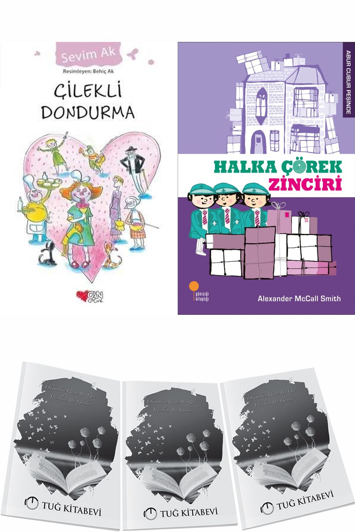 Can Yayınları Çilekli Dondurma ve Halka Çörek Zinciri + Hediyeli