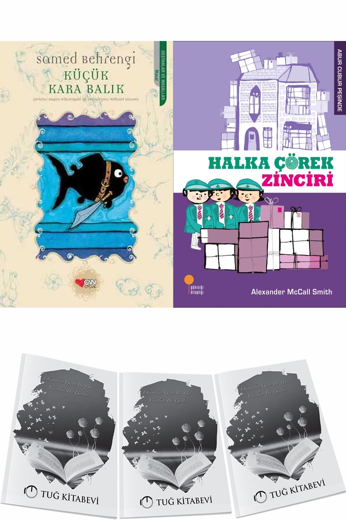 Can Yayınları Küçük Kara Balık ve Halka Çörek Zinciri + Hediyeli