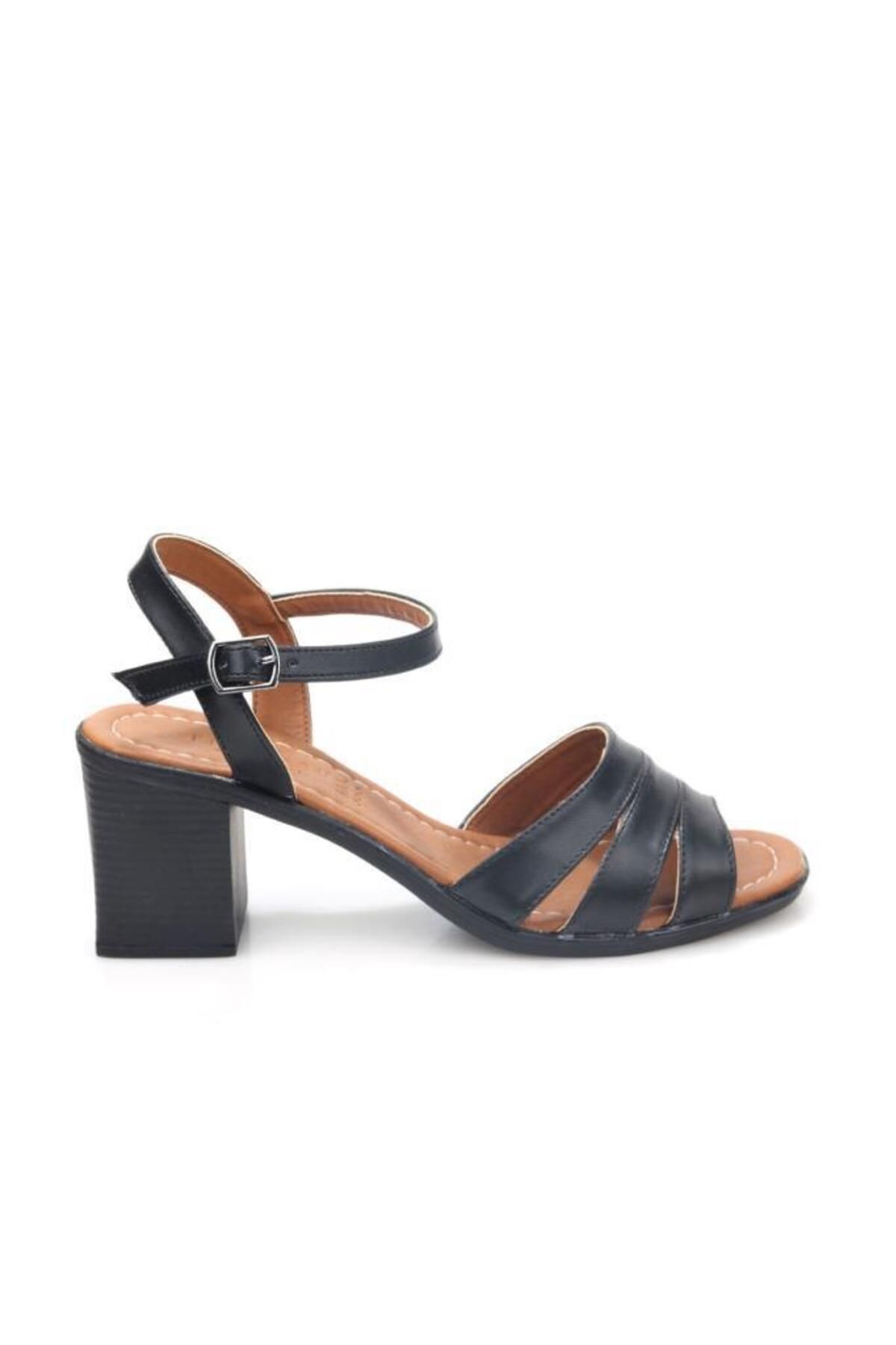 Papuçcity Frzn 03241 5 Cm Topuklu Kadın Sandalet