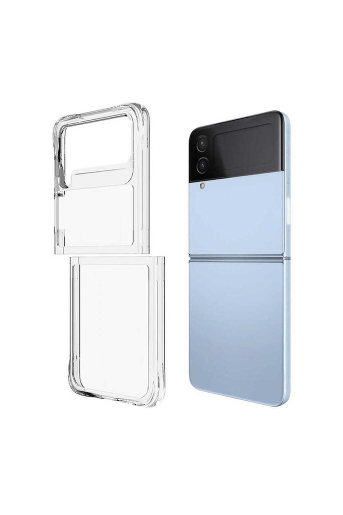 Megafox Teknoloji Samsung Galaxy Z Flip 4 Uyumlu Kılıf Vonn Kapak