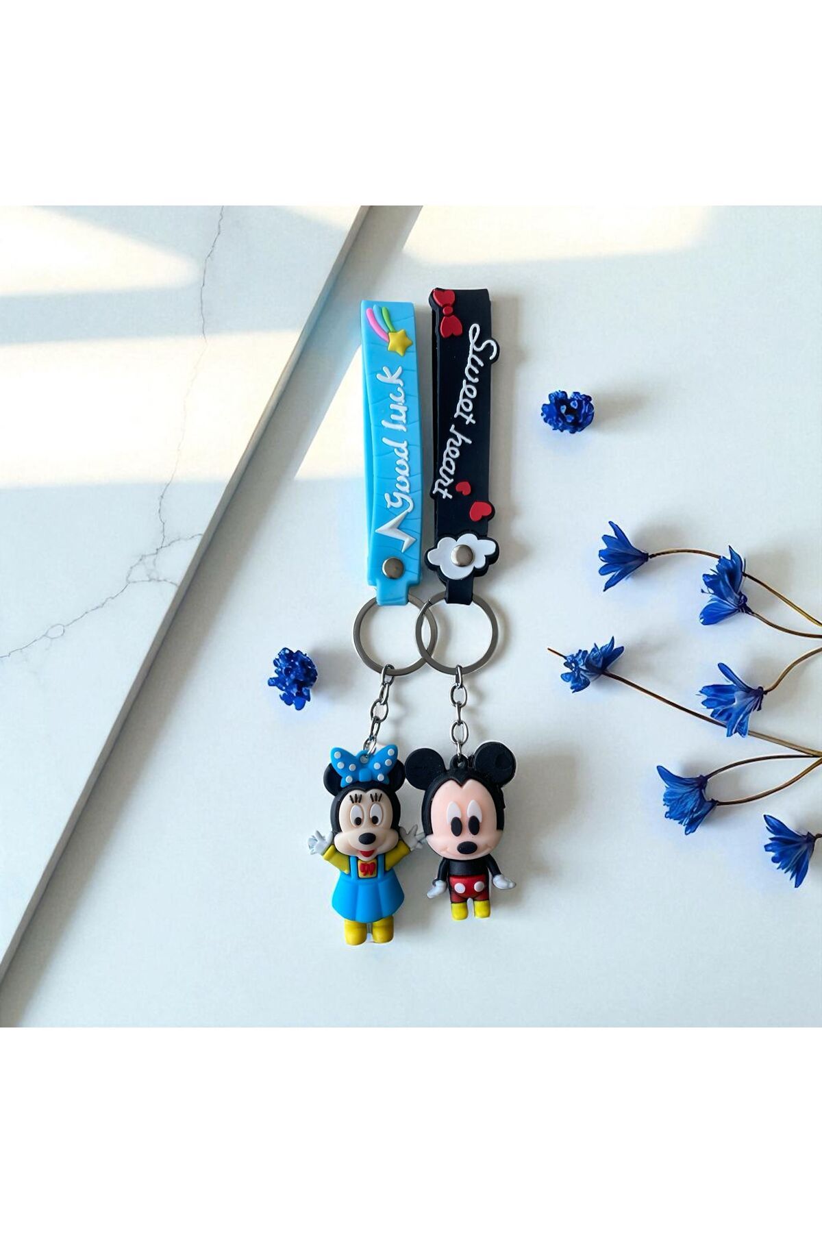 AYDA STORE Minnie & Mickey Çift Anahtarlık