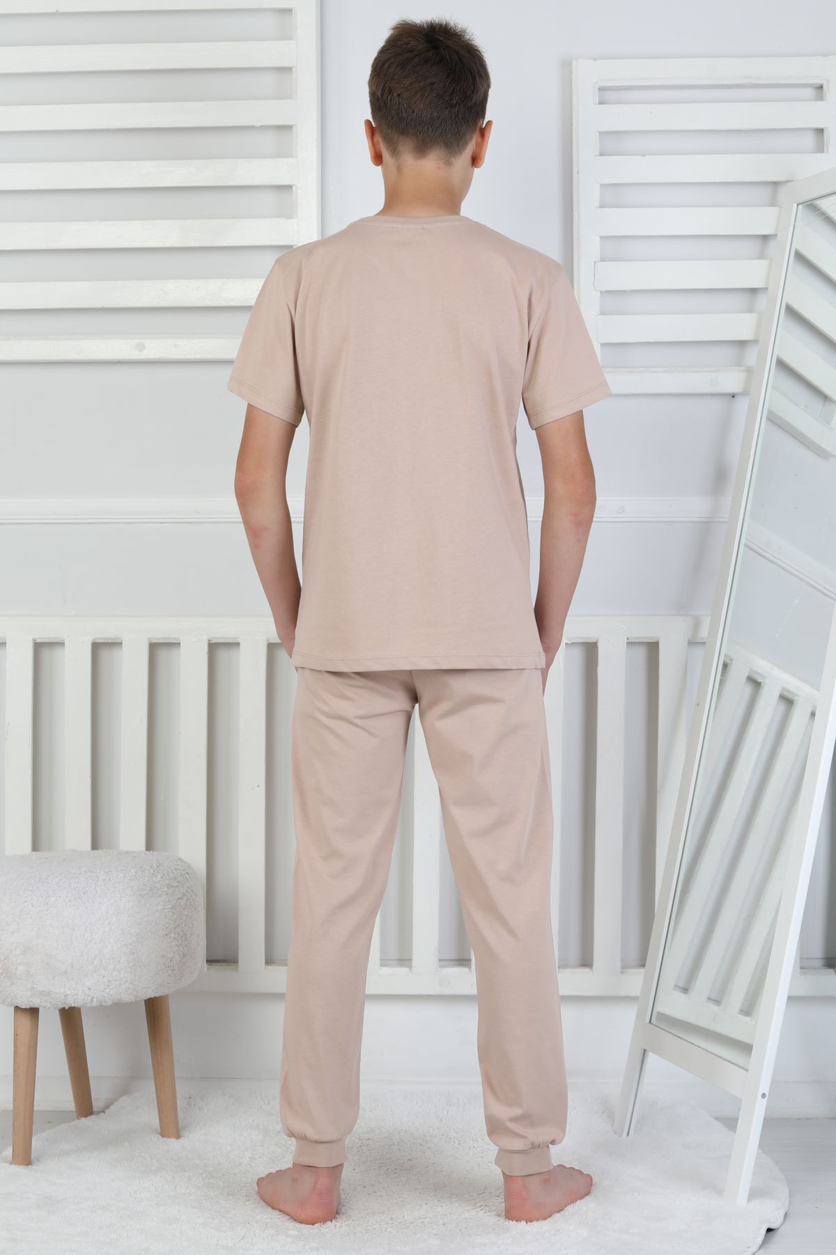 zuzunga Gamer Console Desenli Kısa Kollu Erkek Çocuk Pijama Takımı fotoğrafı 7 (önizleme)