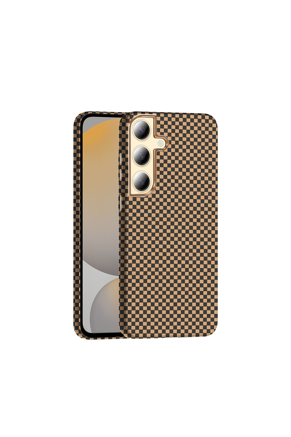 Megafox Teknoloji Samsung Galaxy S24 Uyumlu Kılıf M-safe Şarj Özellikli Karbon Fiber Görünümlü Zore Gros Kapak