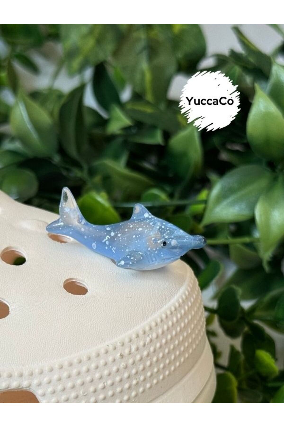 Crocs Karanlıkta Parlayan Çekiç Balığı 3D Terlik Süsü/Üç Boyutlu Balıklı Terlik Charmı/Balık Jibbitz