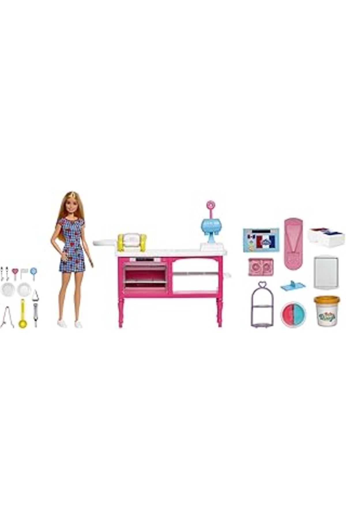 Mu Art Ahşap Barbie'Nin Eğlenceli Kafesi Oyun Seti, 5 Yaş Ve Üzeri, Hjy19