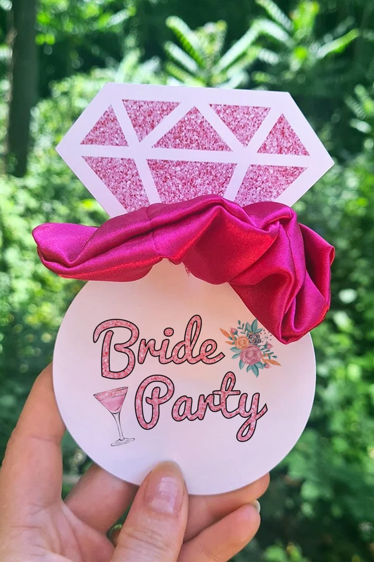 PEKSHOP Hediyelik Toka Bride Party Hediyesi Bekarlığa Veda Saten Toka 10lu
