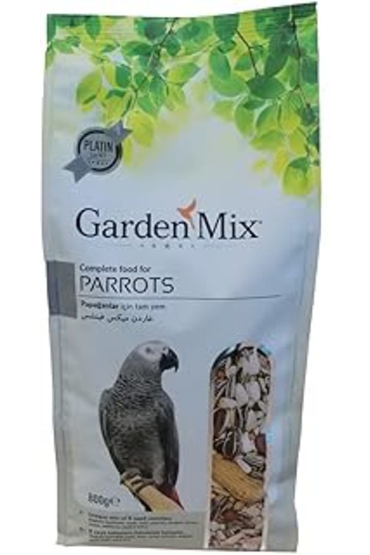 Mu Art Ahşap Garden Mix Platin Papağan Yemi 800 Gr