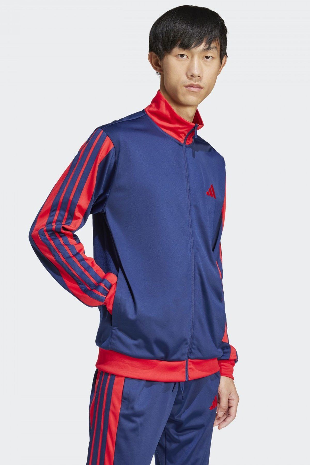 adidas Erkek 3S Fermuarlı Üst